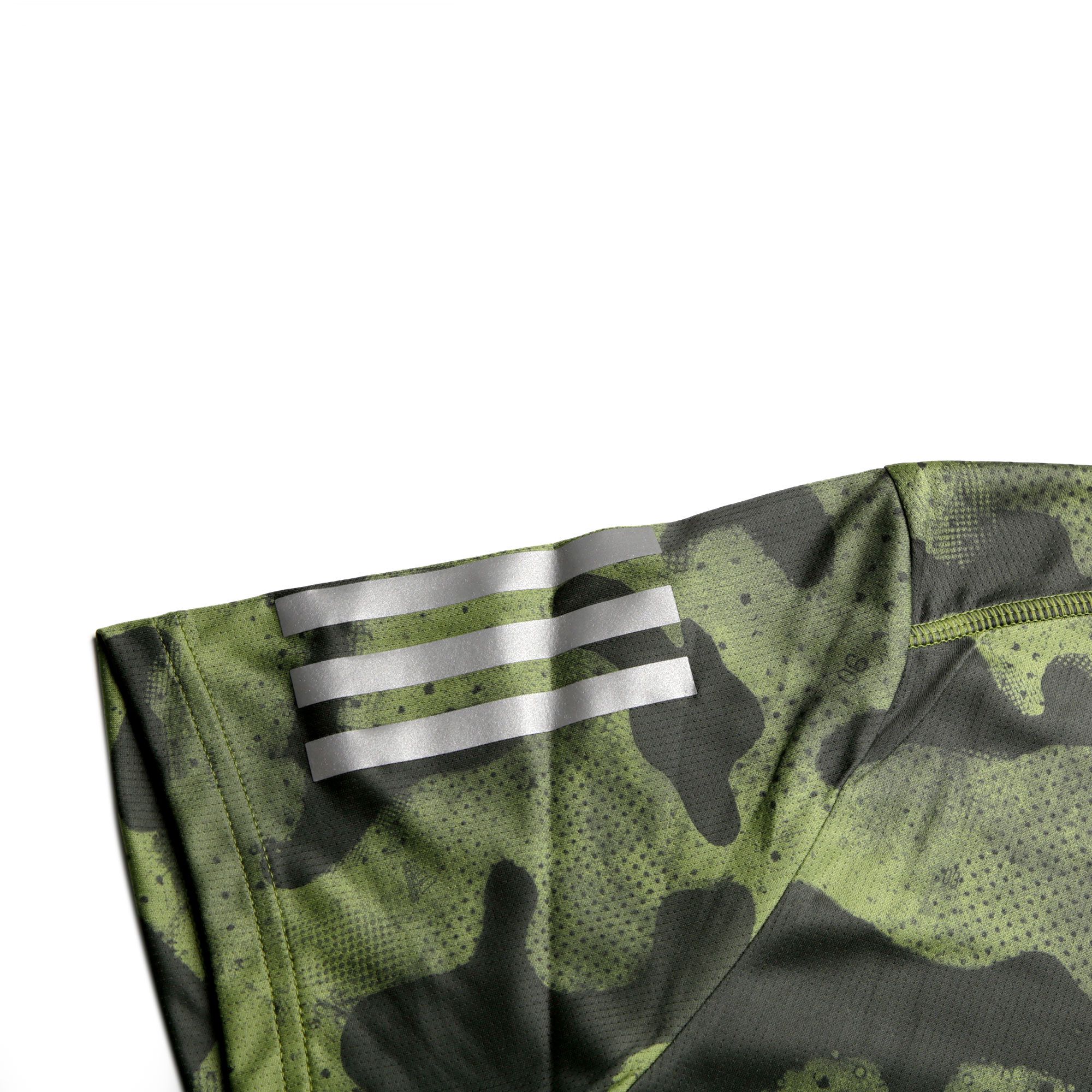 Camiseta de Running Own The Run Verde Camo - Fútbol Factory