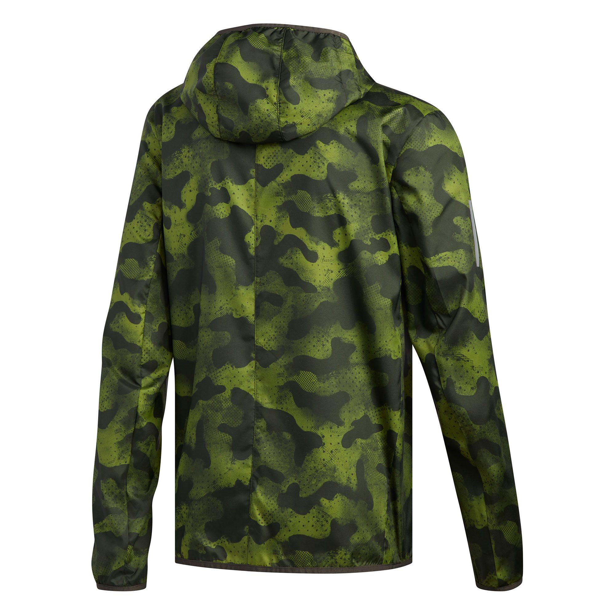 Chaqueta con Capucha de Running Own The Run Verde Camo - Fútbol Factory
