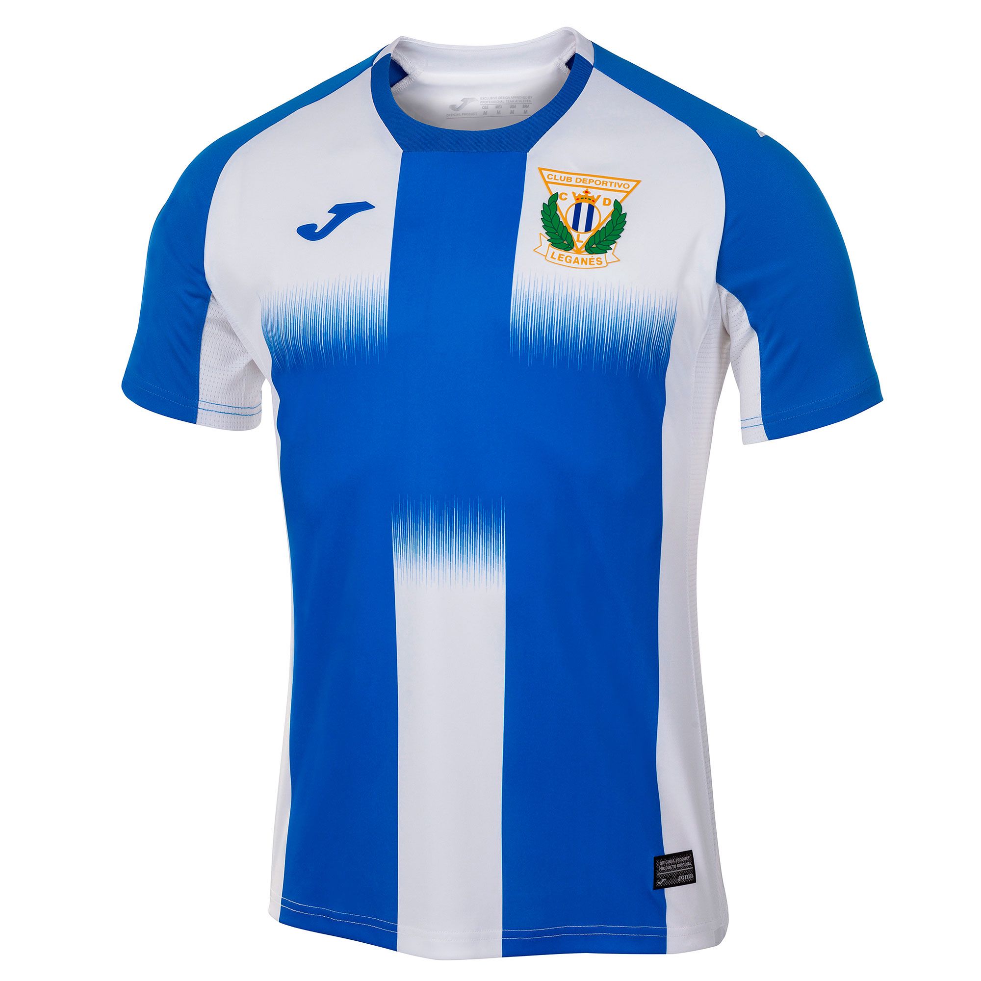 Camiseta 1 CD Leganes 2019 2020 Azul Blanco