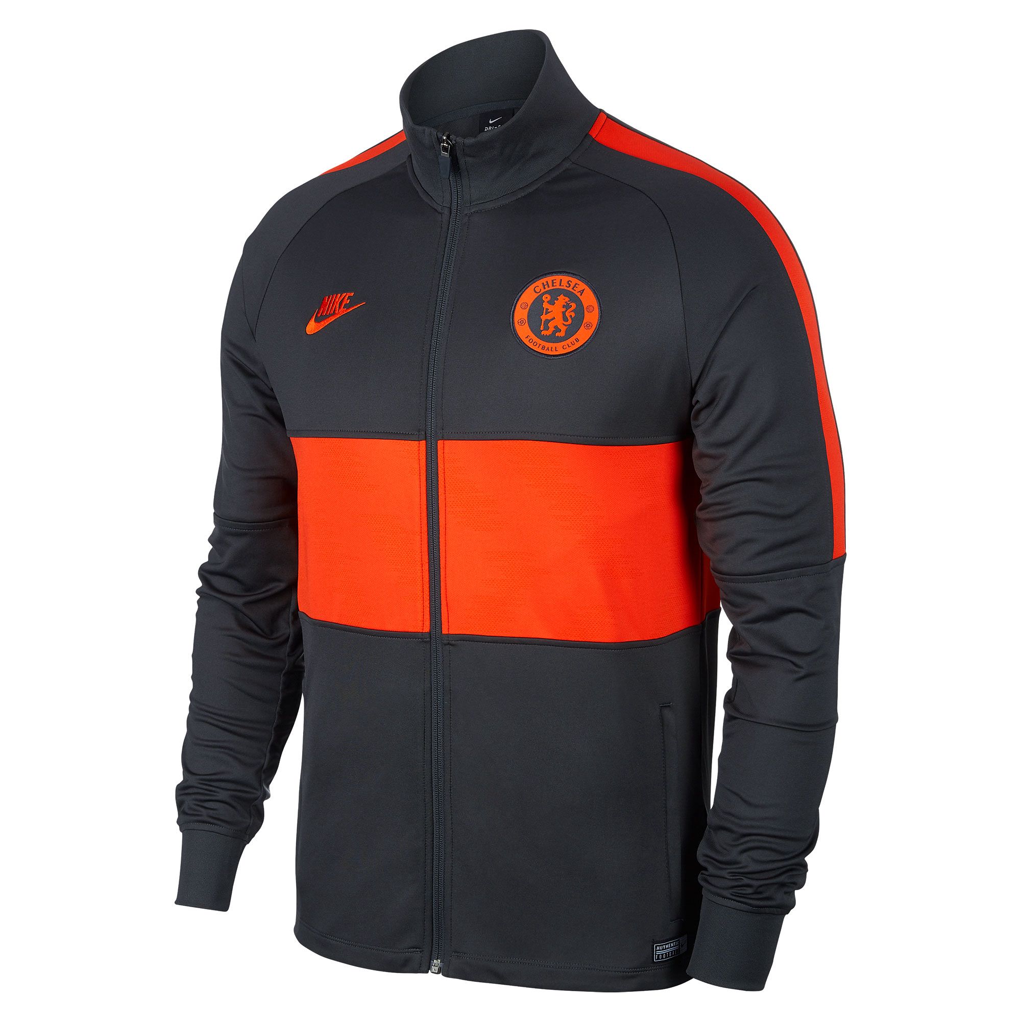Chaqueta de Training Chelsea FC 2019/2020 Dry Strike Gris Naranja - Fútbol Factory