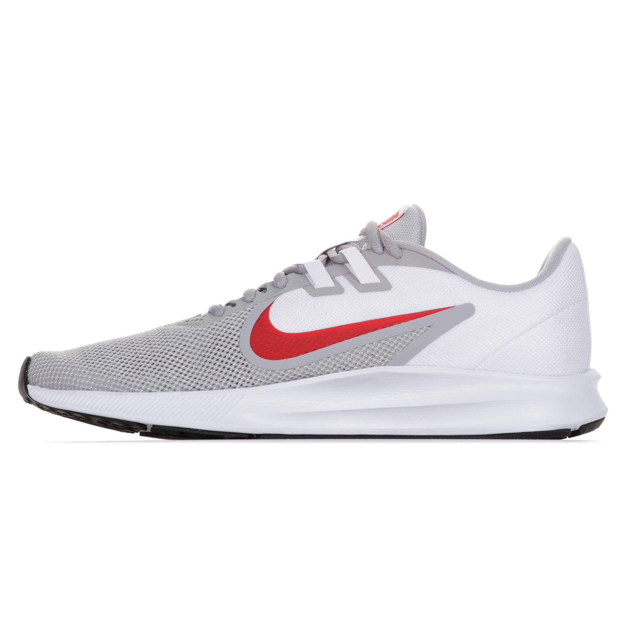 Zapatillas de Running Downshifter 9 Gris Rojo - Fútbol Factory