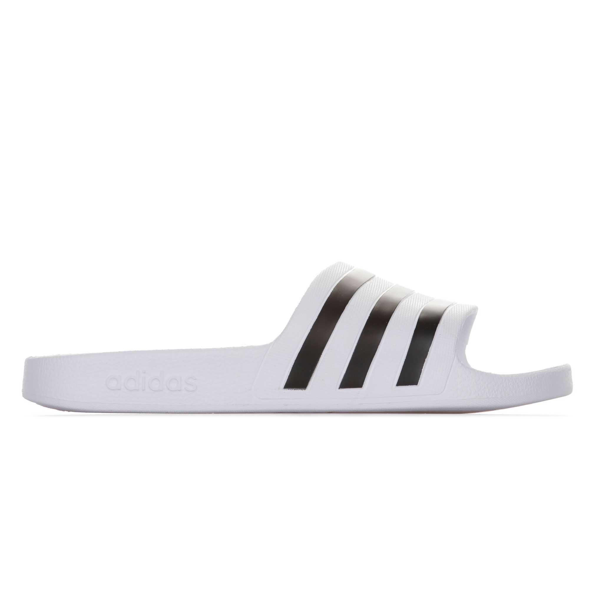 Chanclas Adilette Aqua Junior Blanco - Fútbol Factory