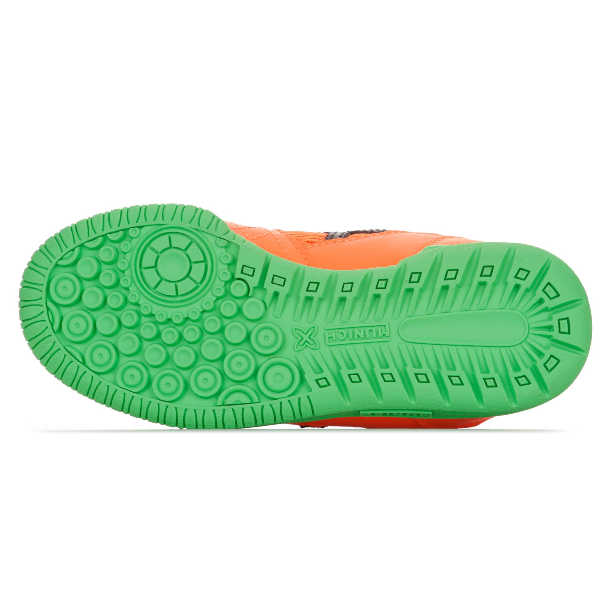 Zapatillas de Fútbol Sala G-3 IN Velcro Junior Naranja Verde - Fútbol Factory