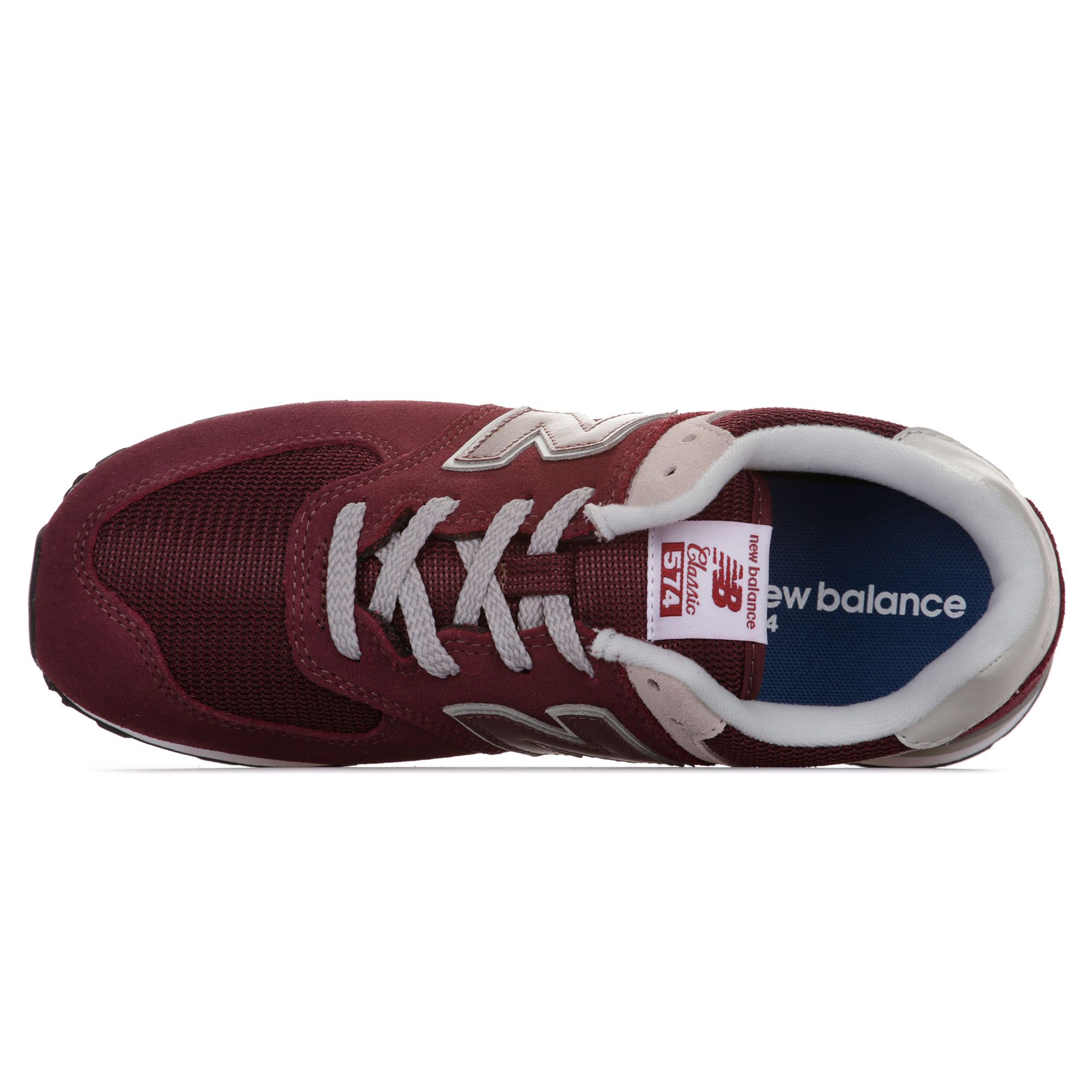 Zapatillas de Paseo GC574 Junior Burdeos Gris - Fútbol Factory