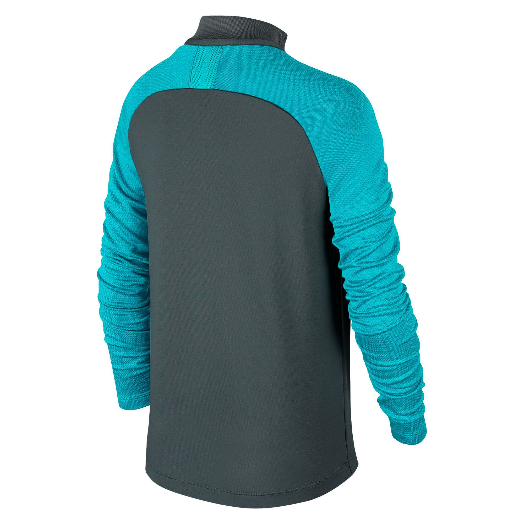 Sudadera de Training FC Barcelona 2019/2020 Dri-FIT Strike Junior Gris Verde - Fútbol Factory
