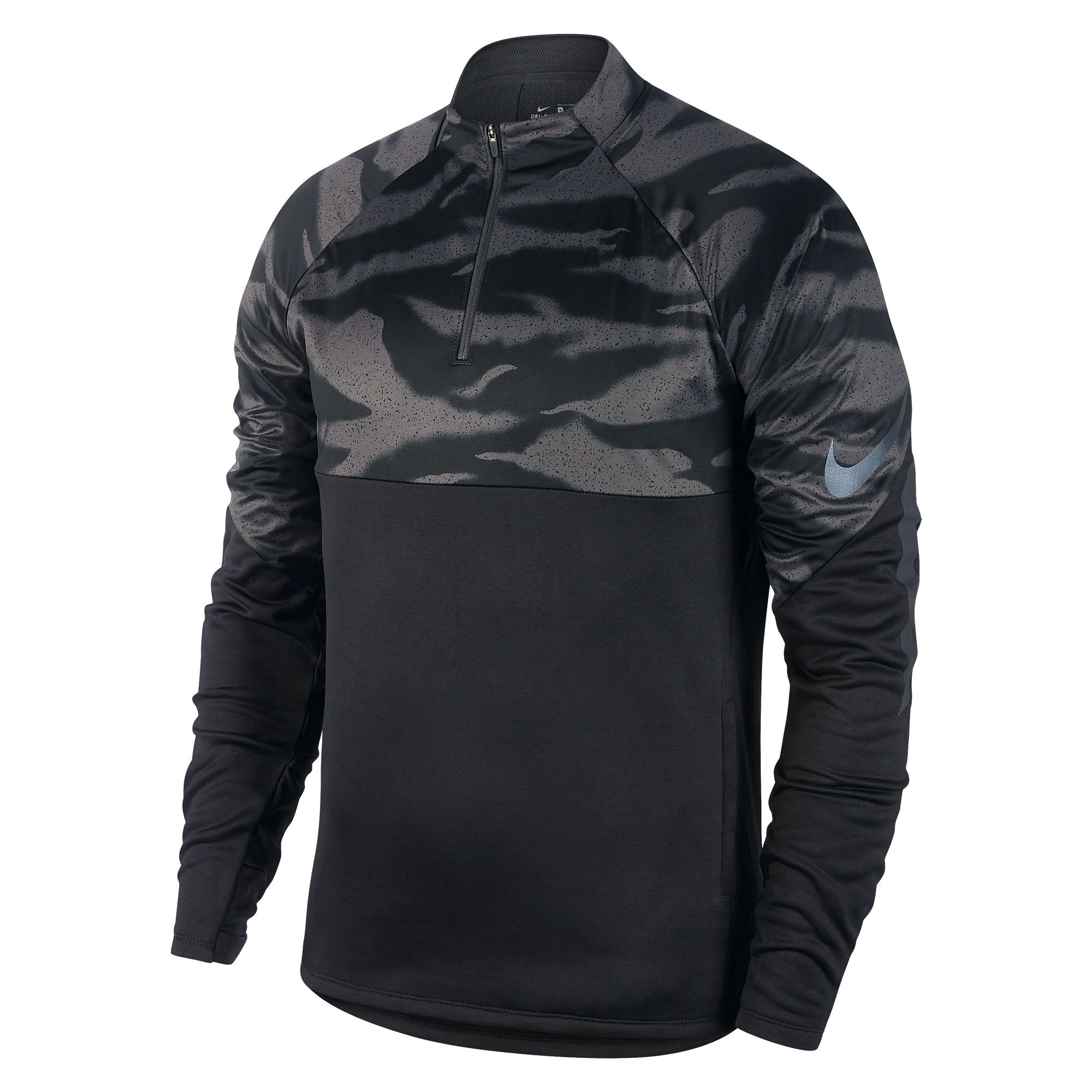 Sudadera de Training Therma Shield Negro Camo - Fútbol Factory