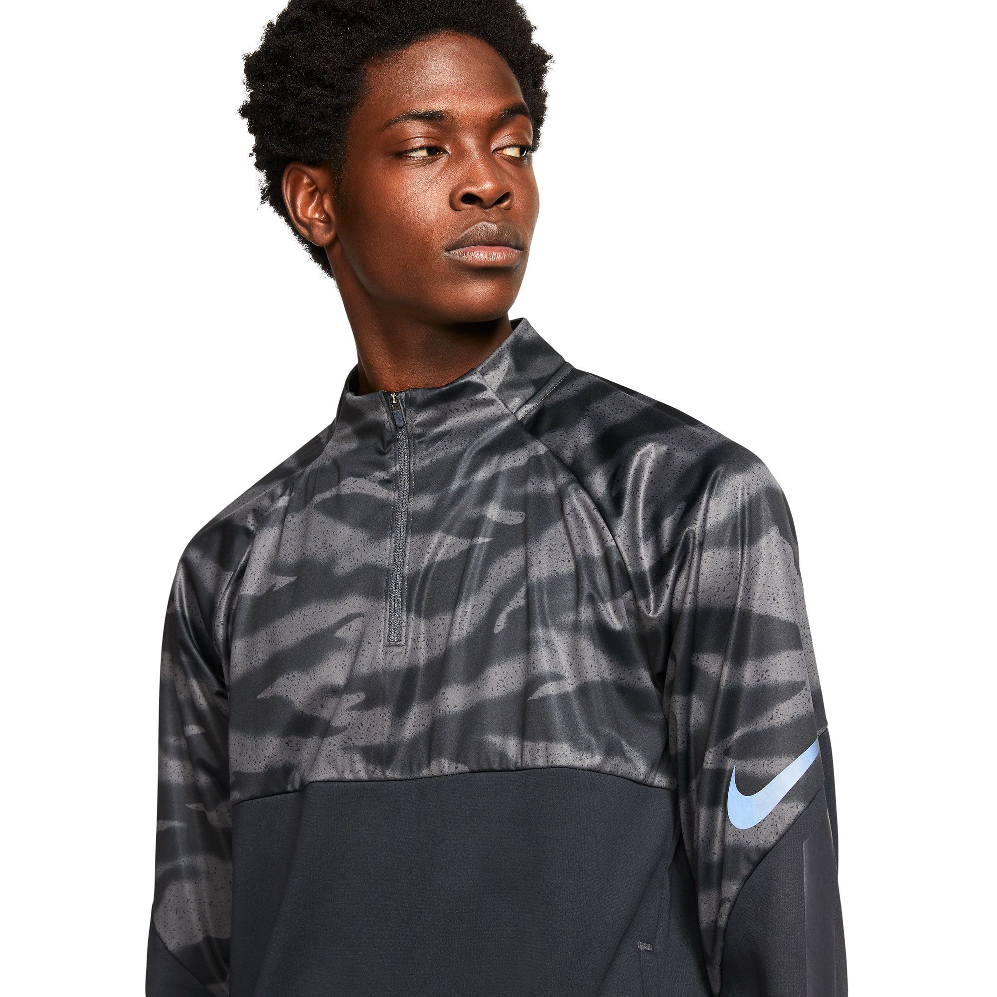 Sudadera de Training Therma Shield Negro Camo - Fútbol Factory