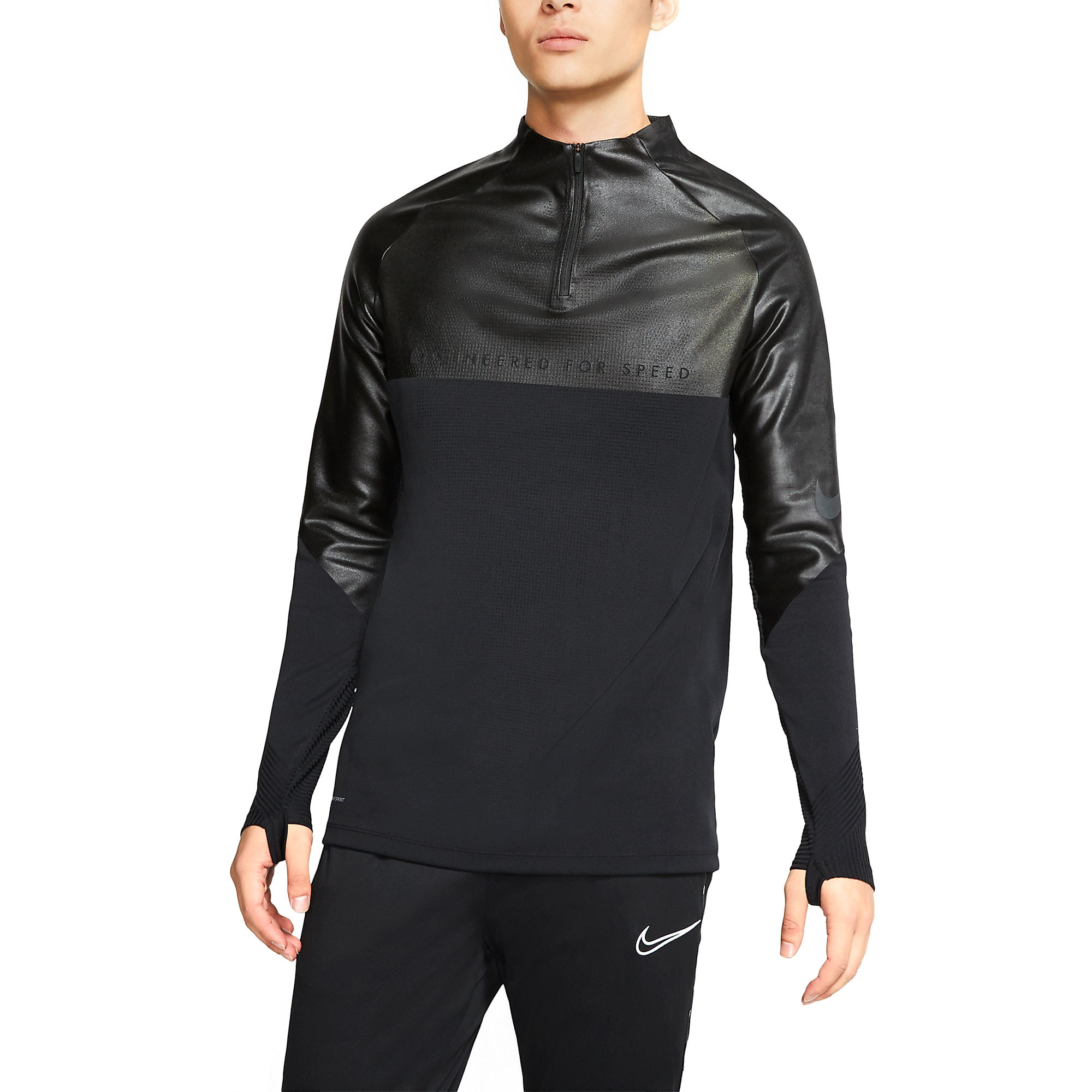 Sudadera de Training VaporKnit Strike Negro - Fútbol Factory