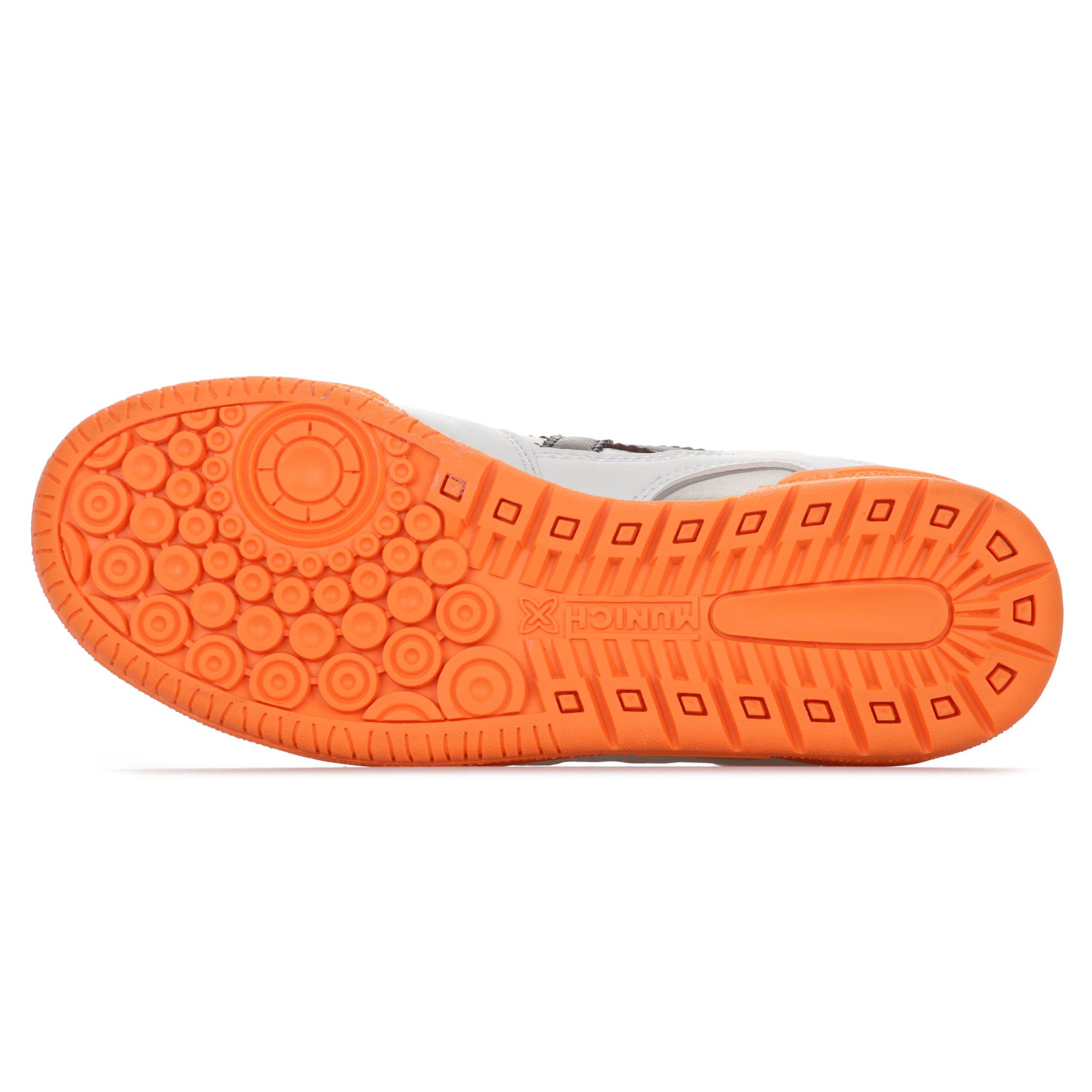 Zapatillas de Fútbol Sala Continental V2 Junior Blanco Naranja - Fútbol Factory