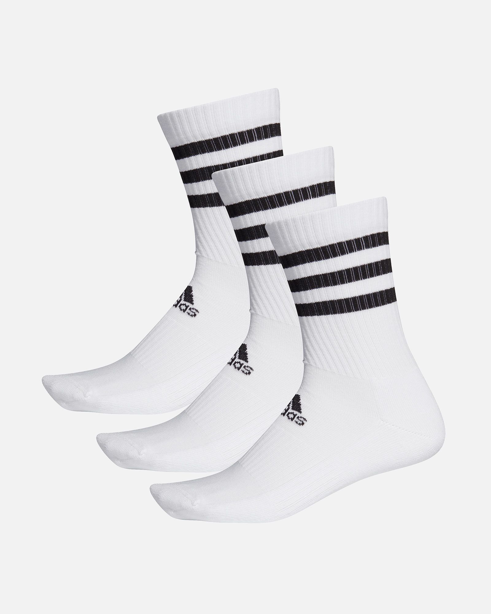 Calcetines de Training Cushioned Tres Bandas Blanco - Fútbol Factory