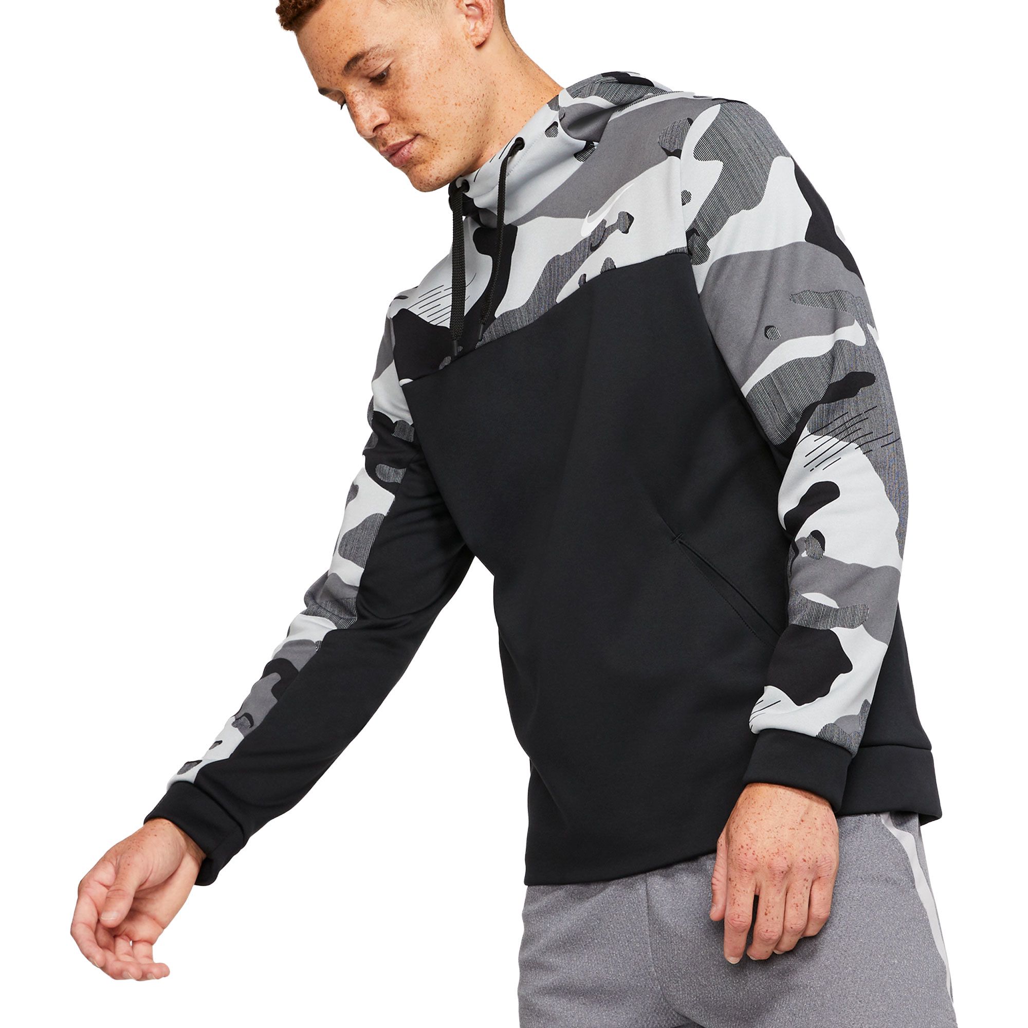 Sudadera con Capucha de Training Nike Therma Negro - Fútbol Factory