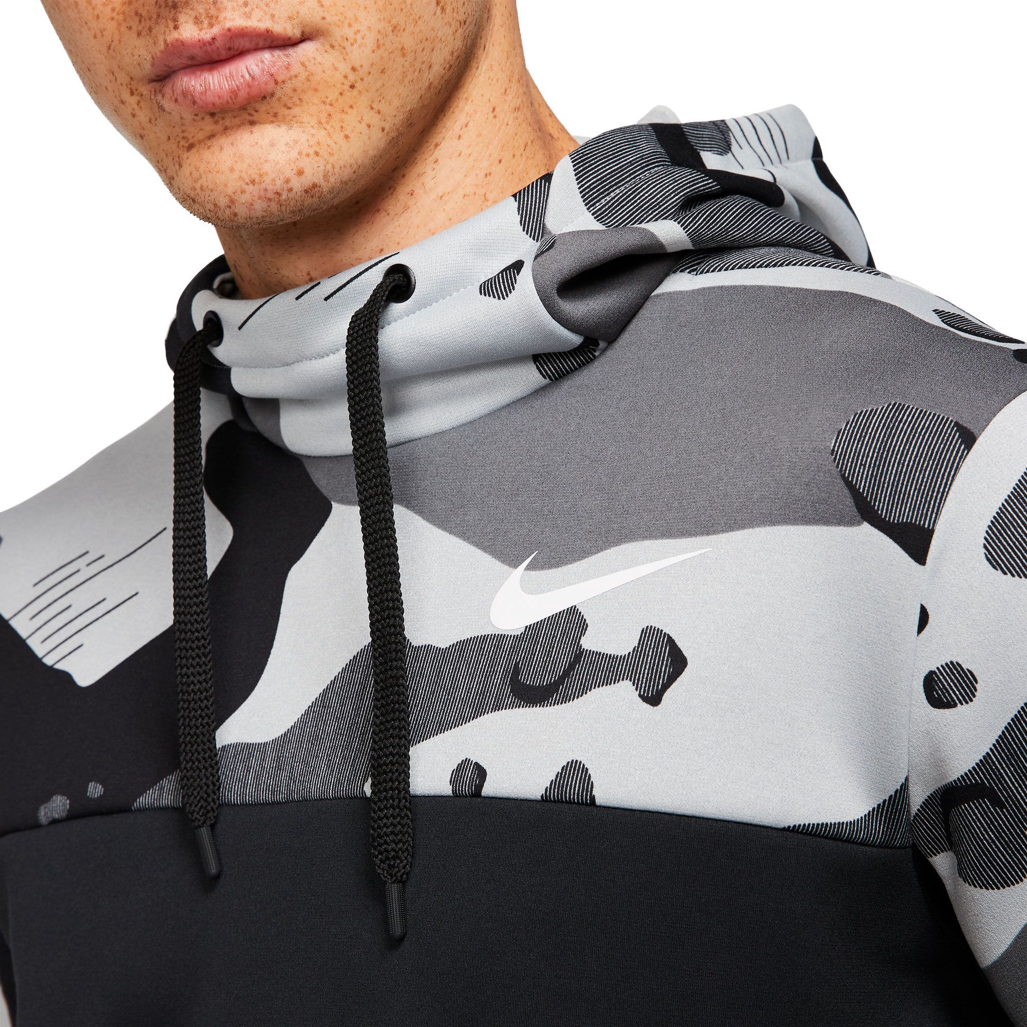 Sudadera con Capucha de Training Nike Therma Negro - Fútbol Factory