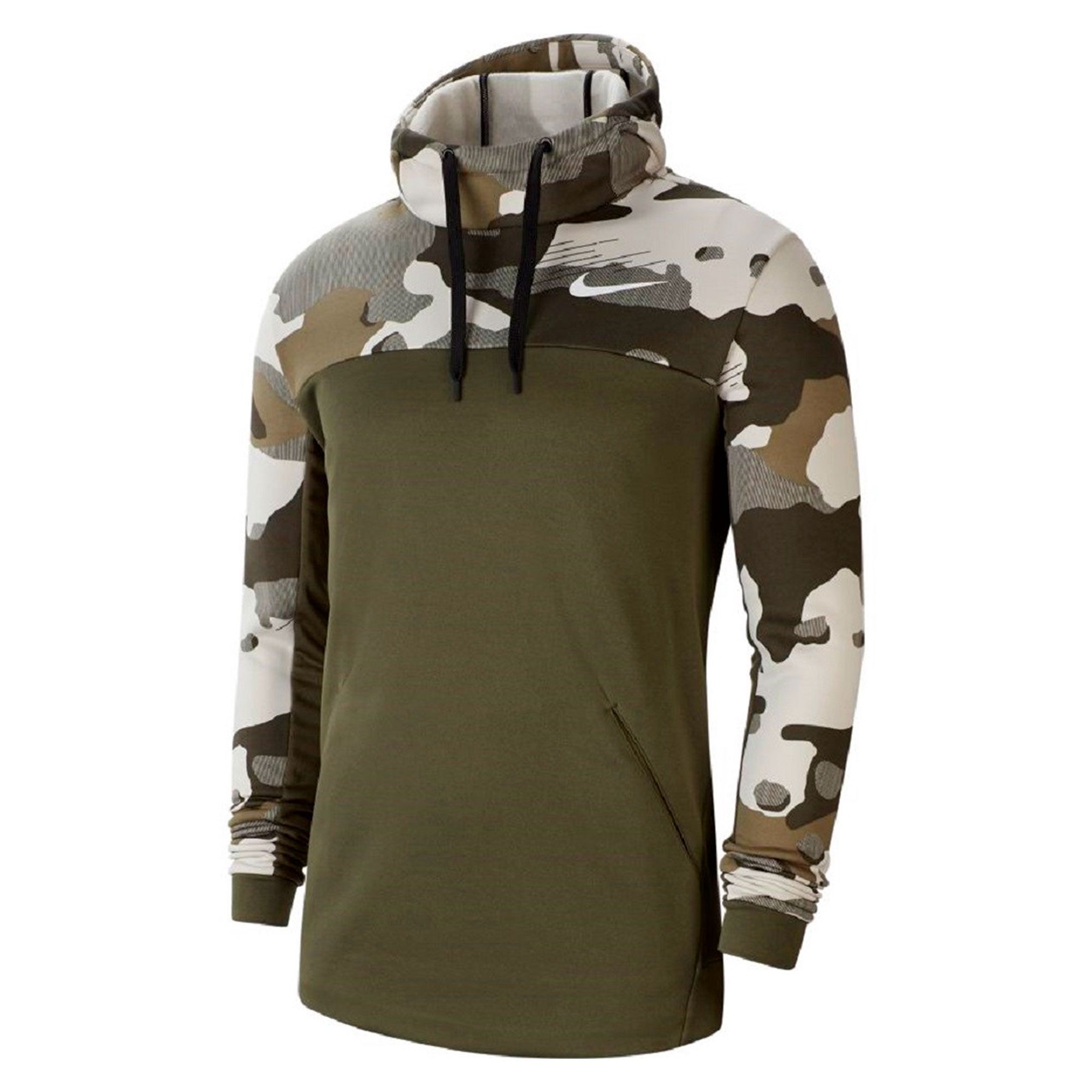Sudadera con Capucha de Training Nike Therma Kaki - Fútbol Factory