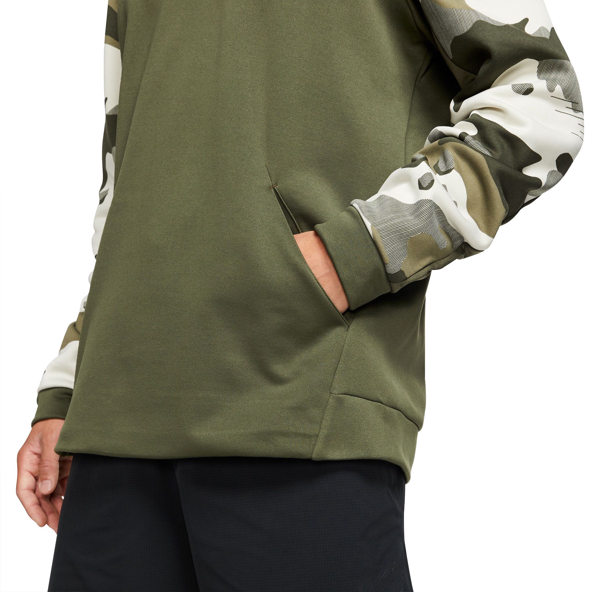 Sudadera con Capucha de Training Nike Therma Kaki - Fútbol Factory