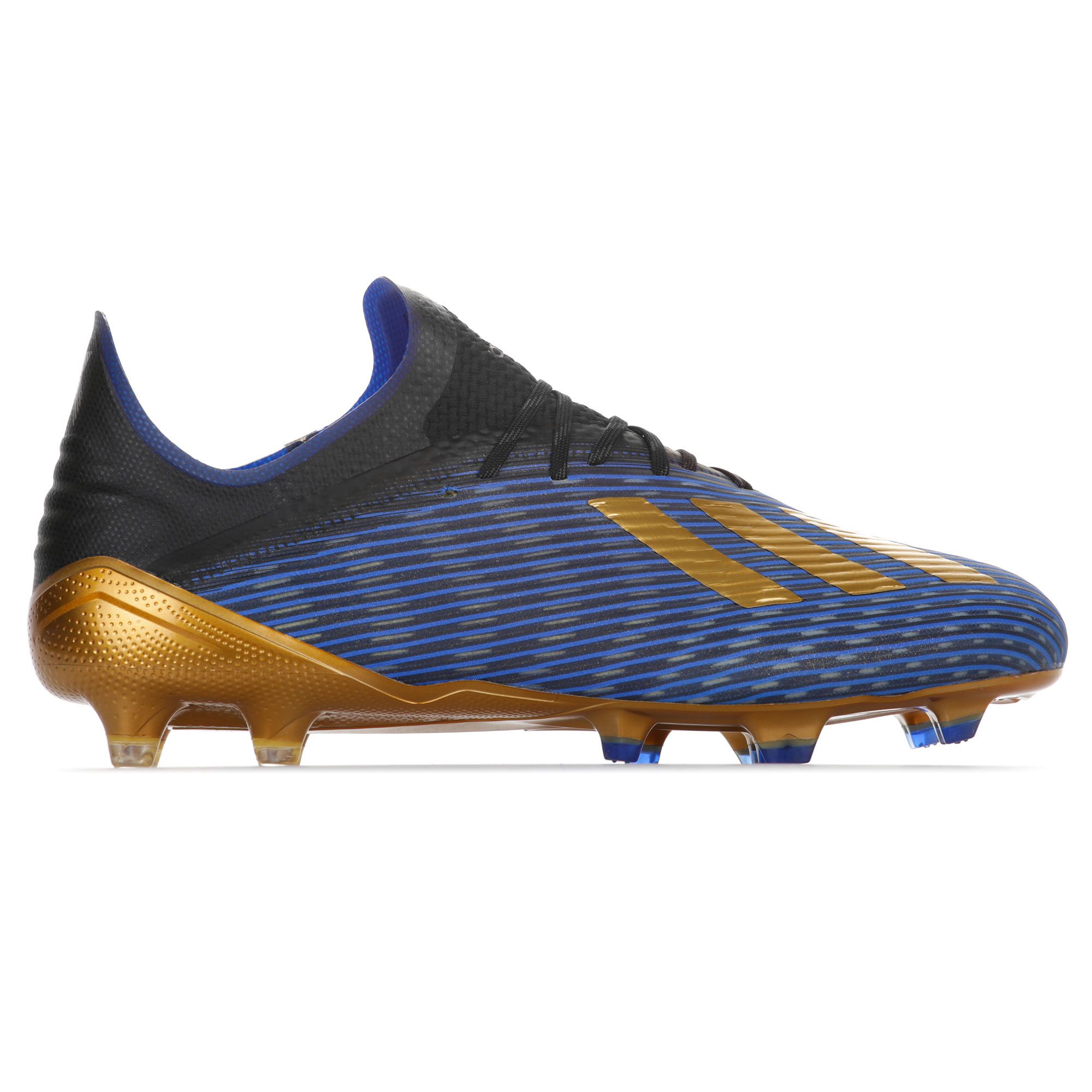 Botas de Fútbol X 19.1 FG Azul Dorado - Fútbol Factory
