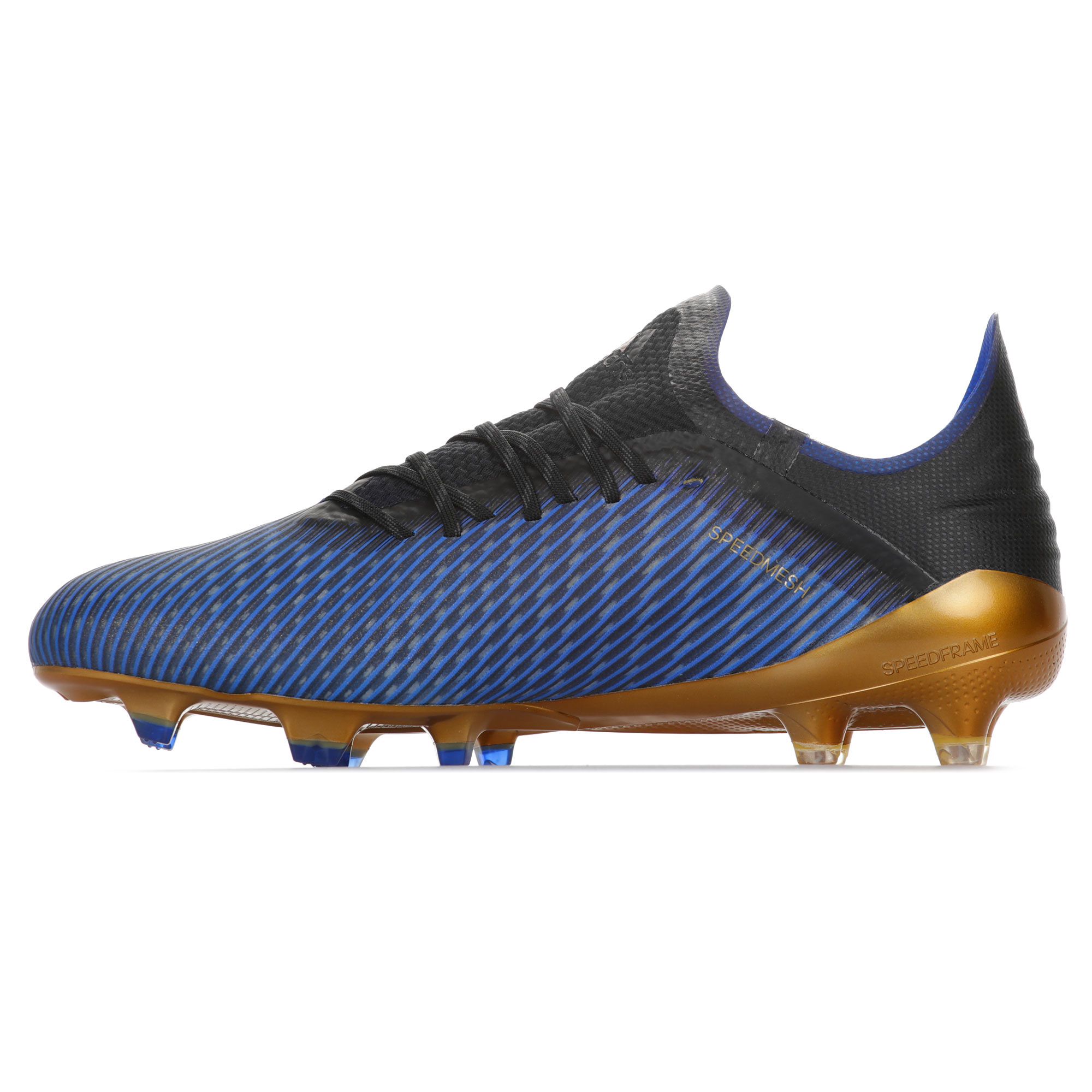 Botas de Fútbol X 19.1 FG Azul Dorado - Fútbol Factory