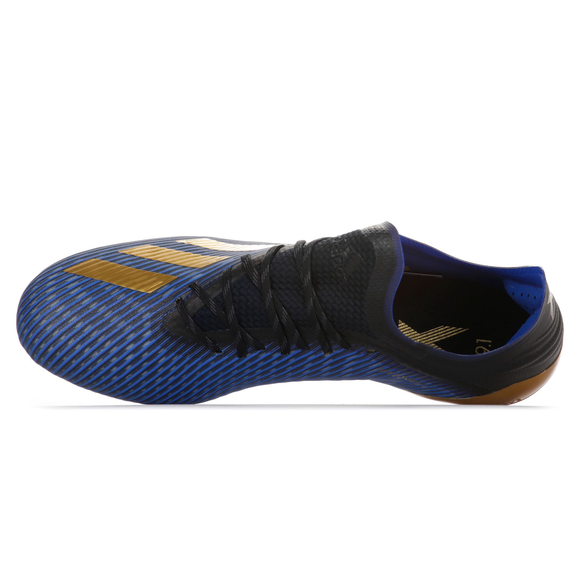 Botas de Fútbol X 19.1 FG Azul Dorado - Fútbol Factory