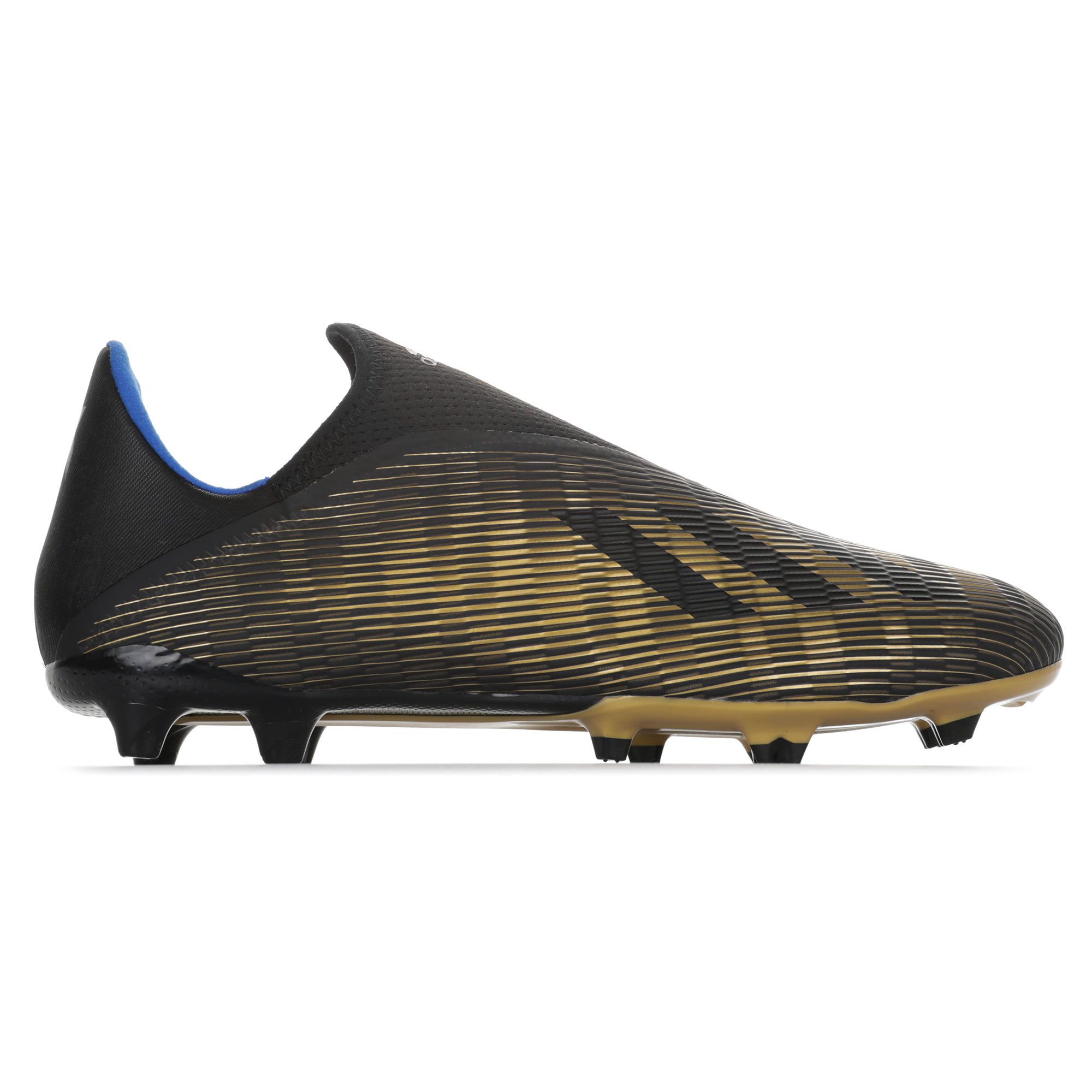Botas de Fútbol X 19.3 FG LL Azul Dorado - Fútbol Factory