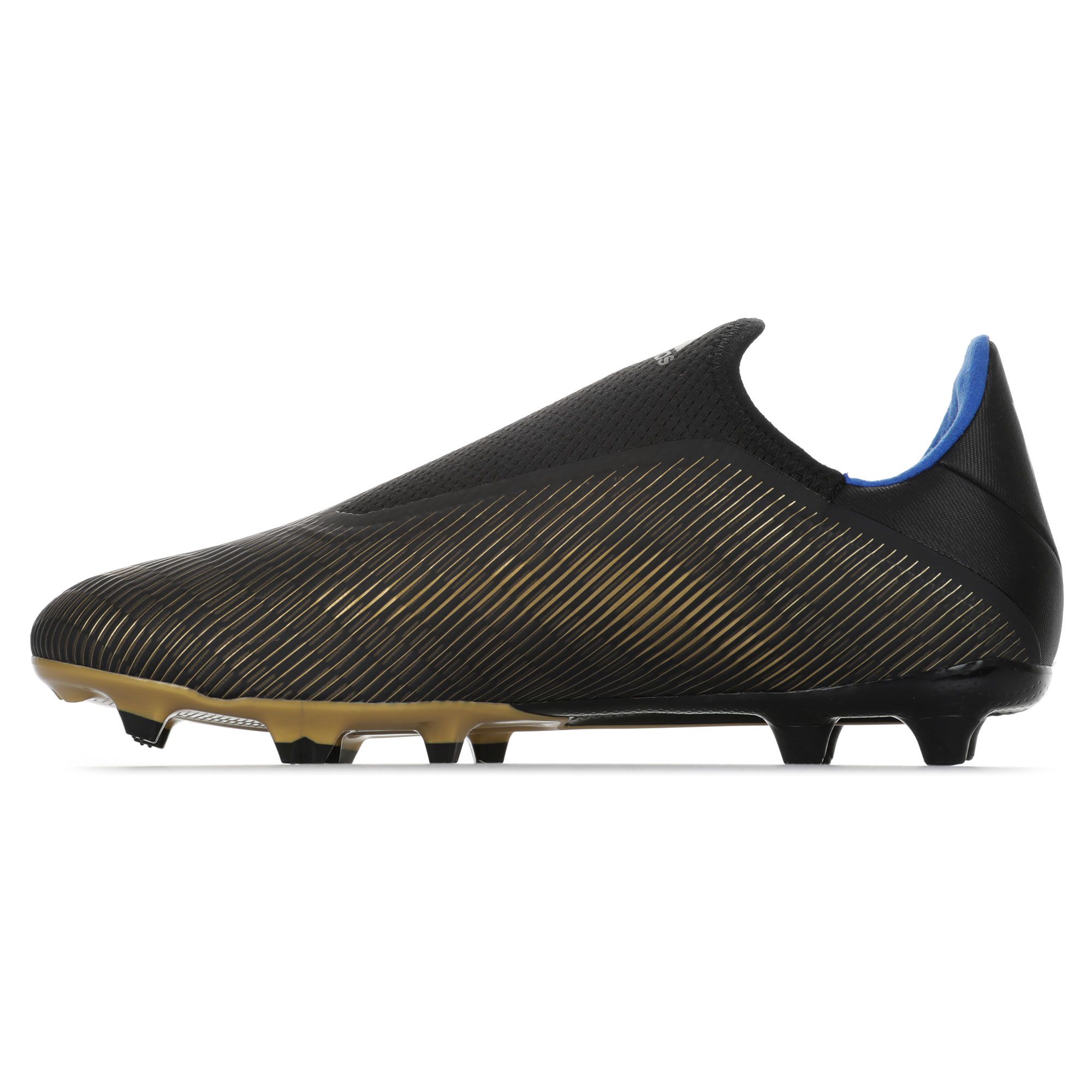 Botas de Fútbol X 19.3 FG LL Azul Dorado - Fútbol Factory