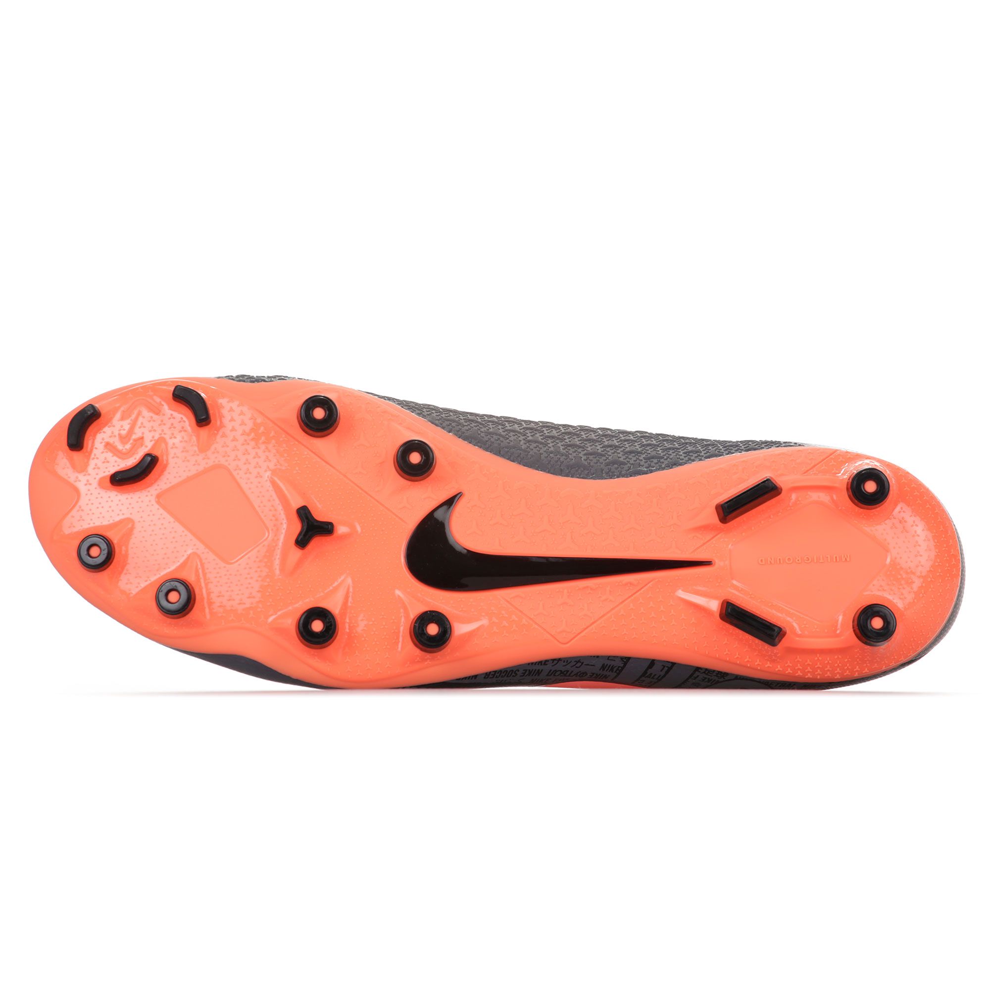 Botas de Fútbol Phantom Vision Academy DF FG/MG Negro Naranja - Fútbol Factory