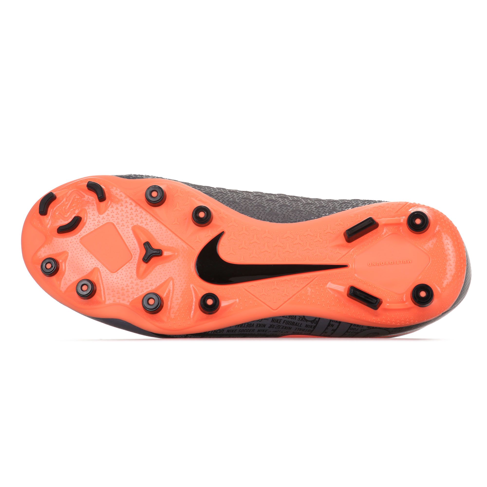 Botas de Fútbol Phantom Vision Academy DF FG/MG Junior Negro Naranja - Fútbol Factory