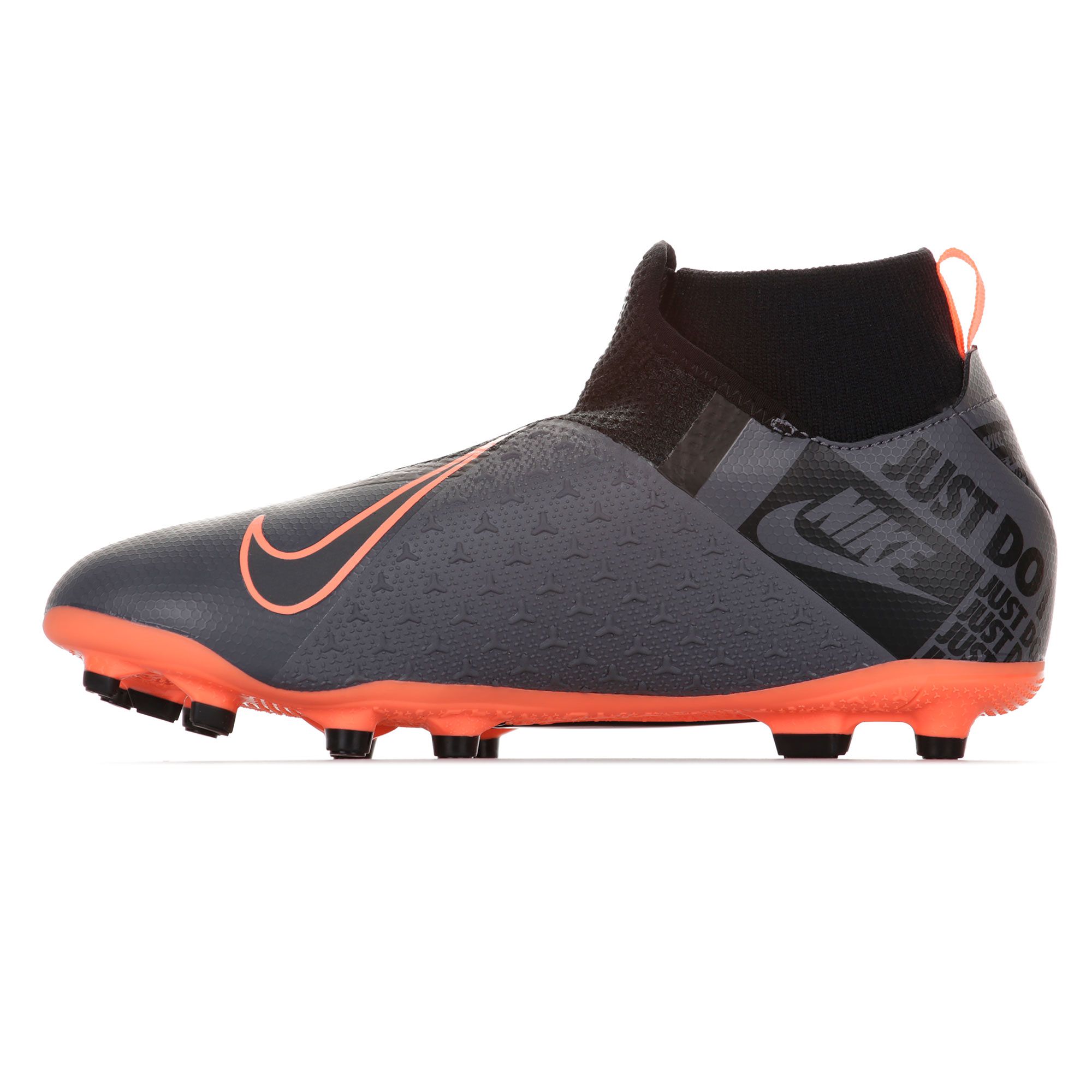 Botas de Fútbol Phantom Vision Academy DF FG/MG Junior Negro Naranja - Fútbol Factory