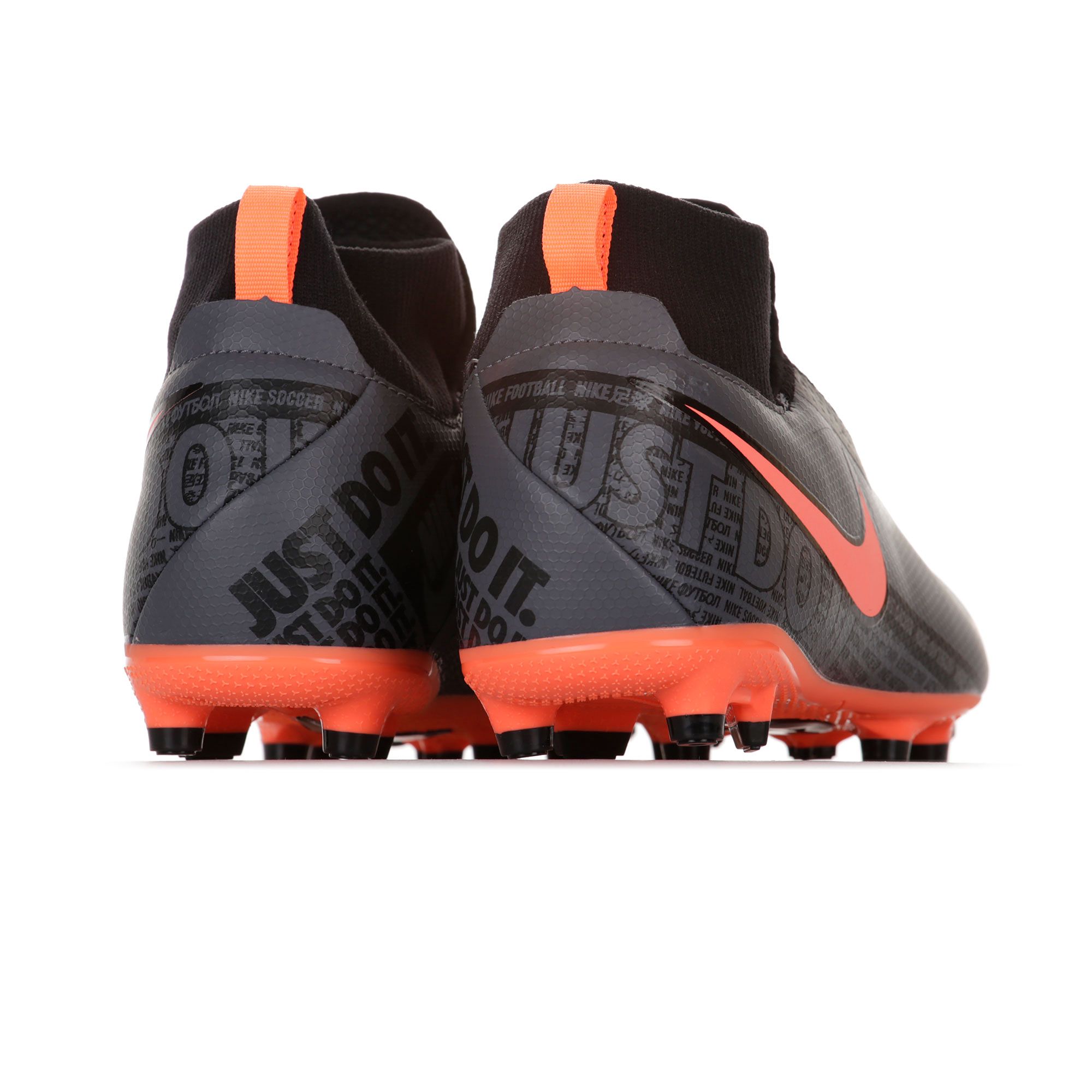 Botas de Fútbol Phantom Vision Academy DF FG/MG Junior Negro Naranja - Fútbol Factory