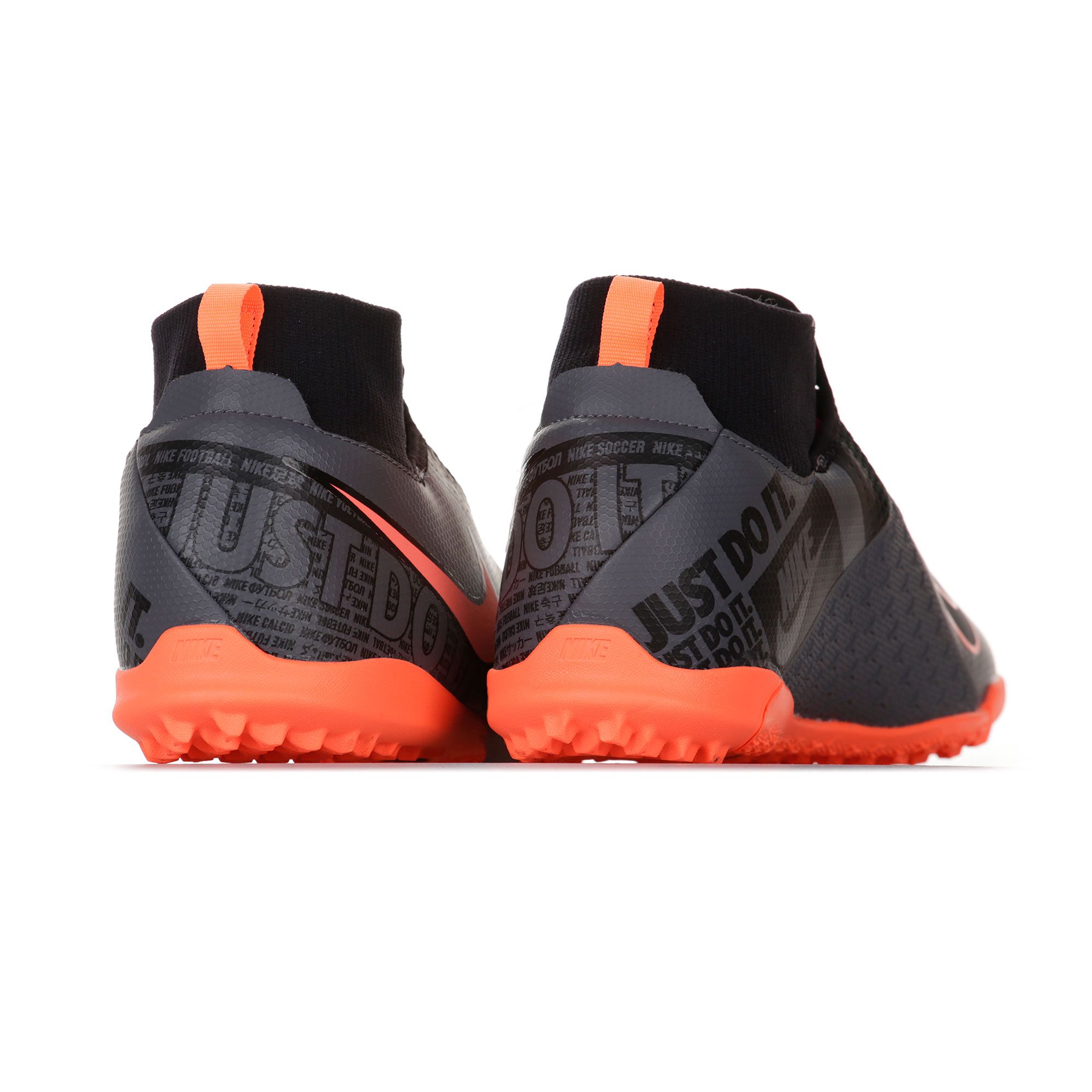 Botas de Fútbol Phantom Vision Academy DF Multitaco Junior Negro Naranja - Fútbol Factory