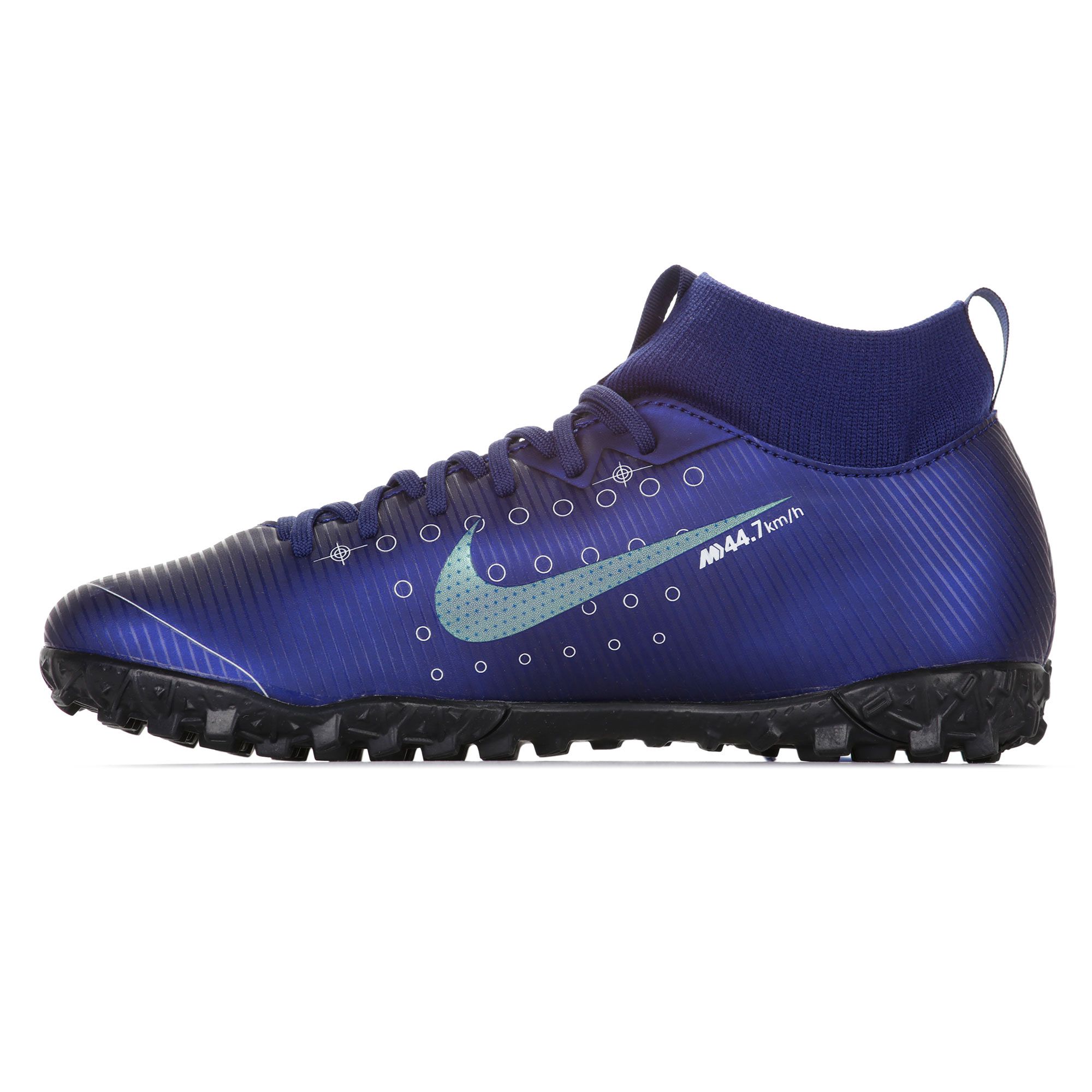 Botas de Fútbol Mercurial Superfly 7 Academy Multitaco Junior Azul - Fútbol Factory