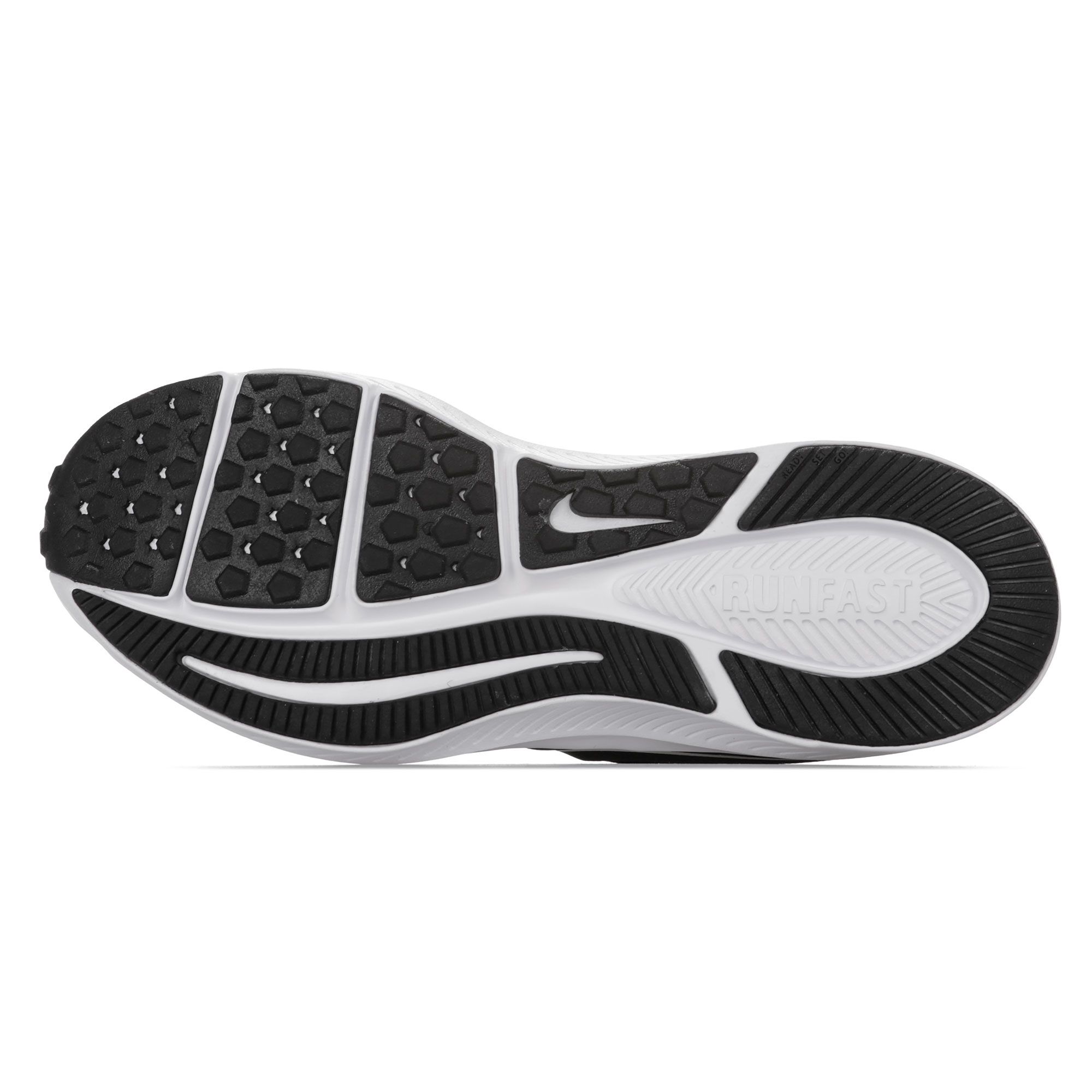 Zapatillas Star Runner 2 Velcro Junior Negro - Fútbol Factory