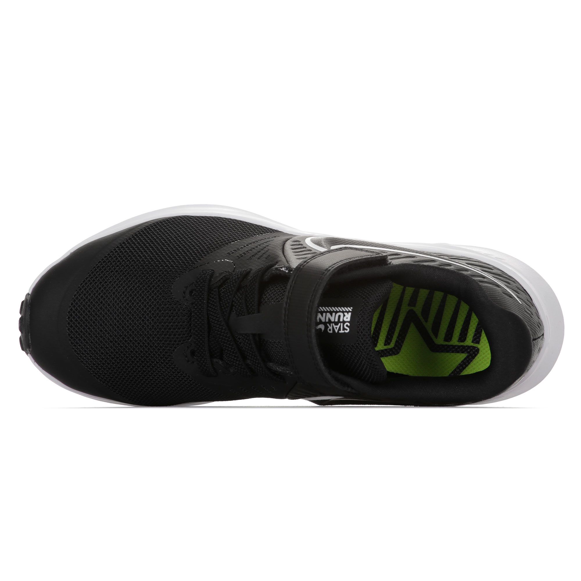 Zapatillas Star Runner 2 Velcro Junior Negro - Fútbol Factory