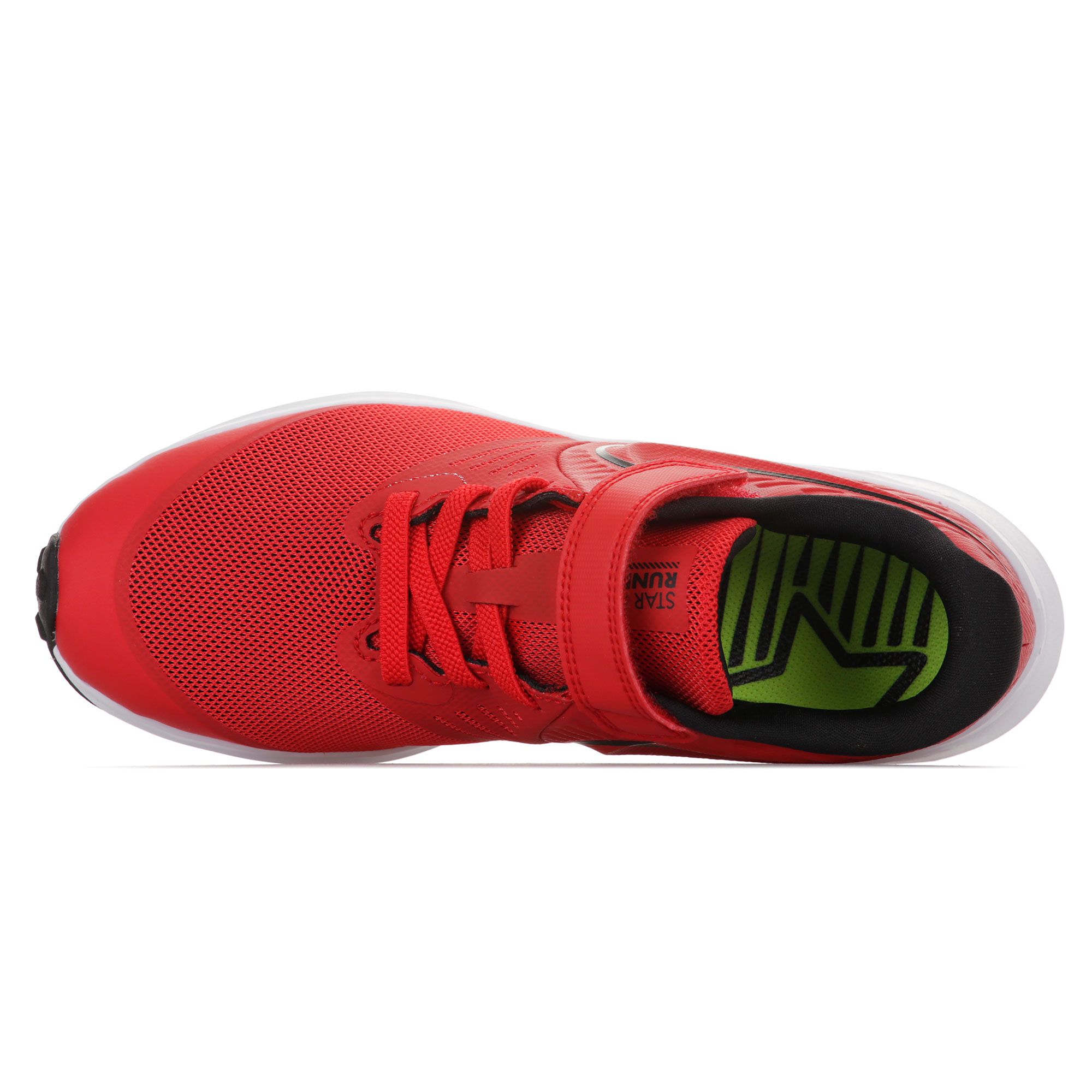 Zapatillas Star Runner 2 Velcro Junior Rojo - Fútbol Factory