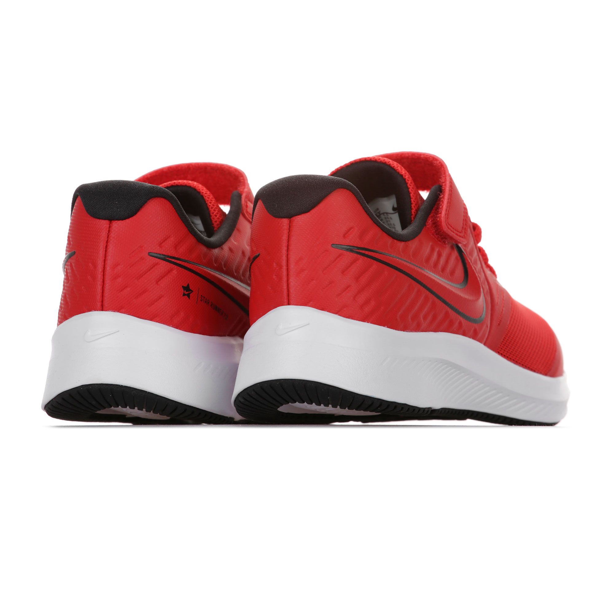 Zapatillas Star Runner 2 Velcro Junior Rojo - Fútbol Factory