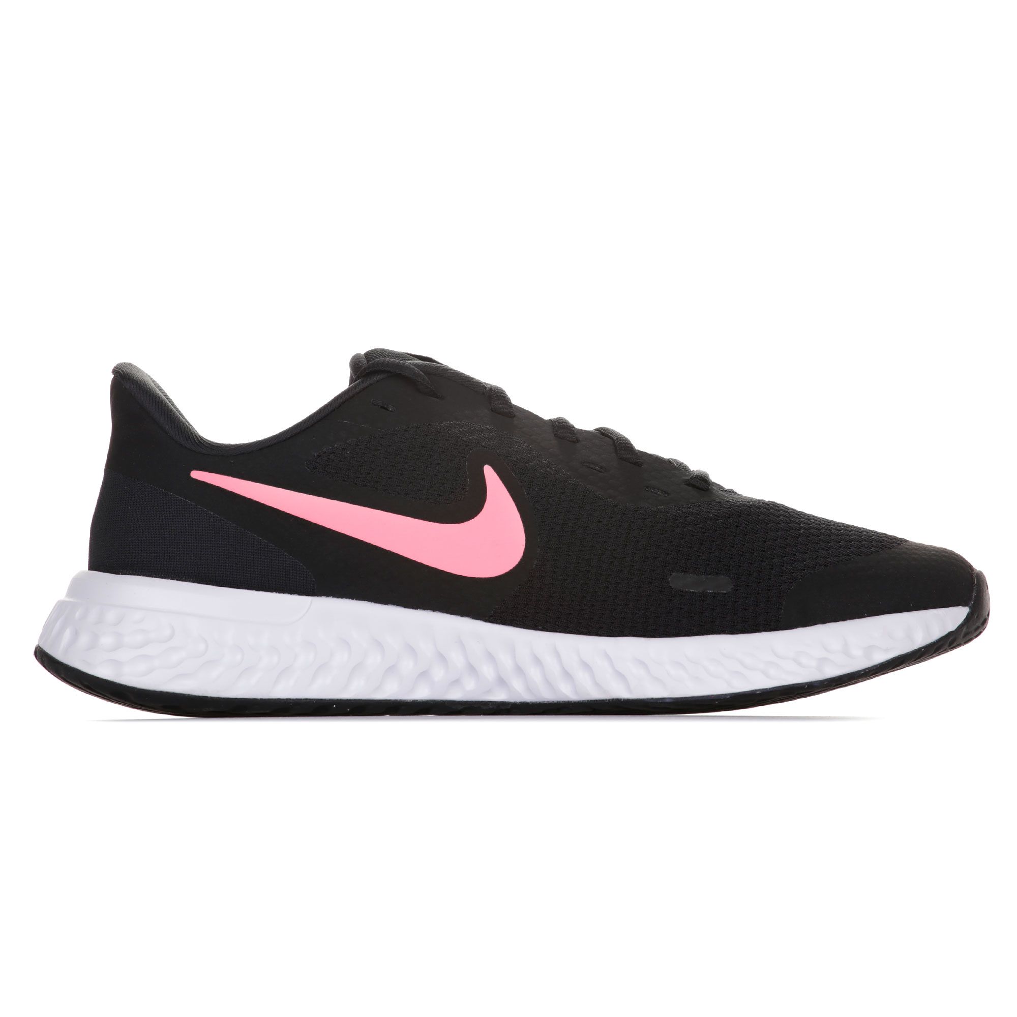 Zapatillas de Running Revolution 5 Junior Negro - Fútbol Factory
