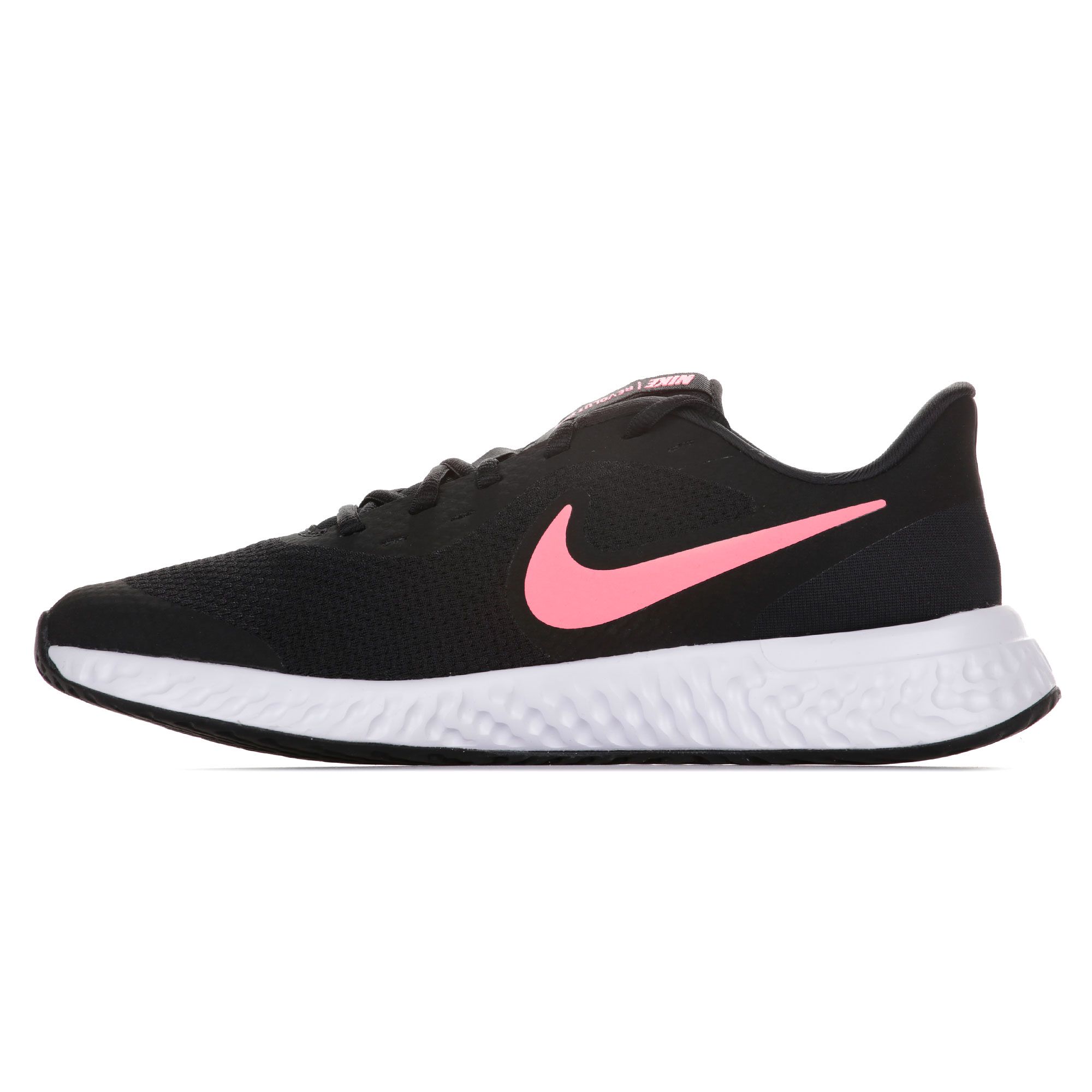 Zapatillas de Running Revolution 5 Junior Negro - Fútbol Factory