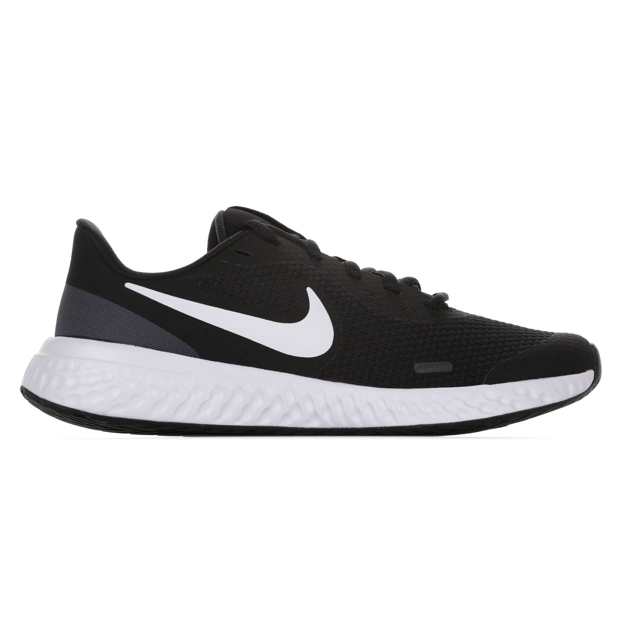 Zapatillas de Running Revolution 5 Junior Negro - Fútbol Factory
