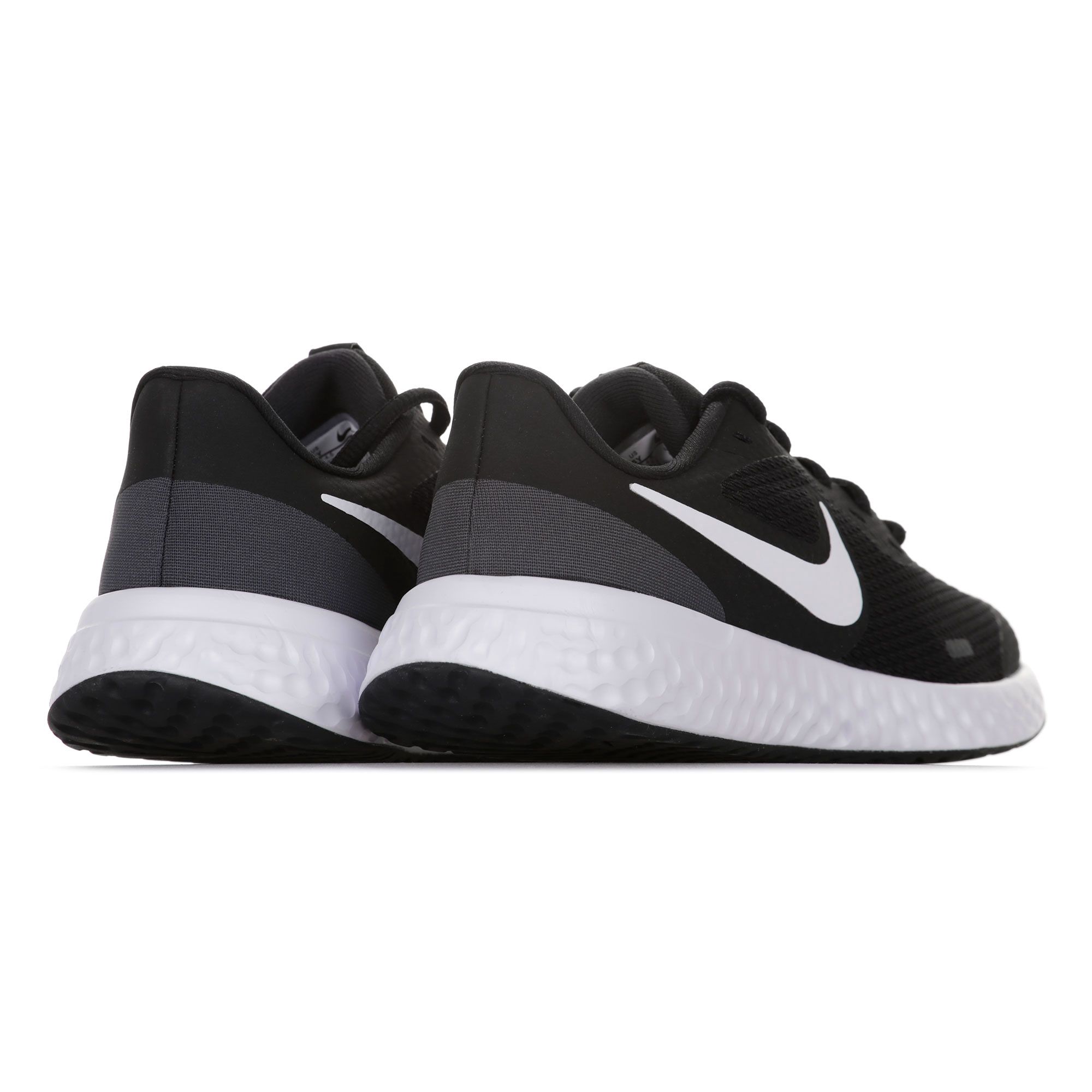 Zapatillas de Running Revolution 5 Junior Negro - Fútbol Factory