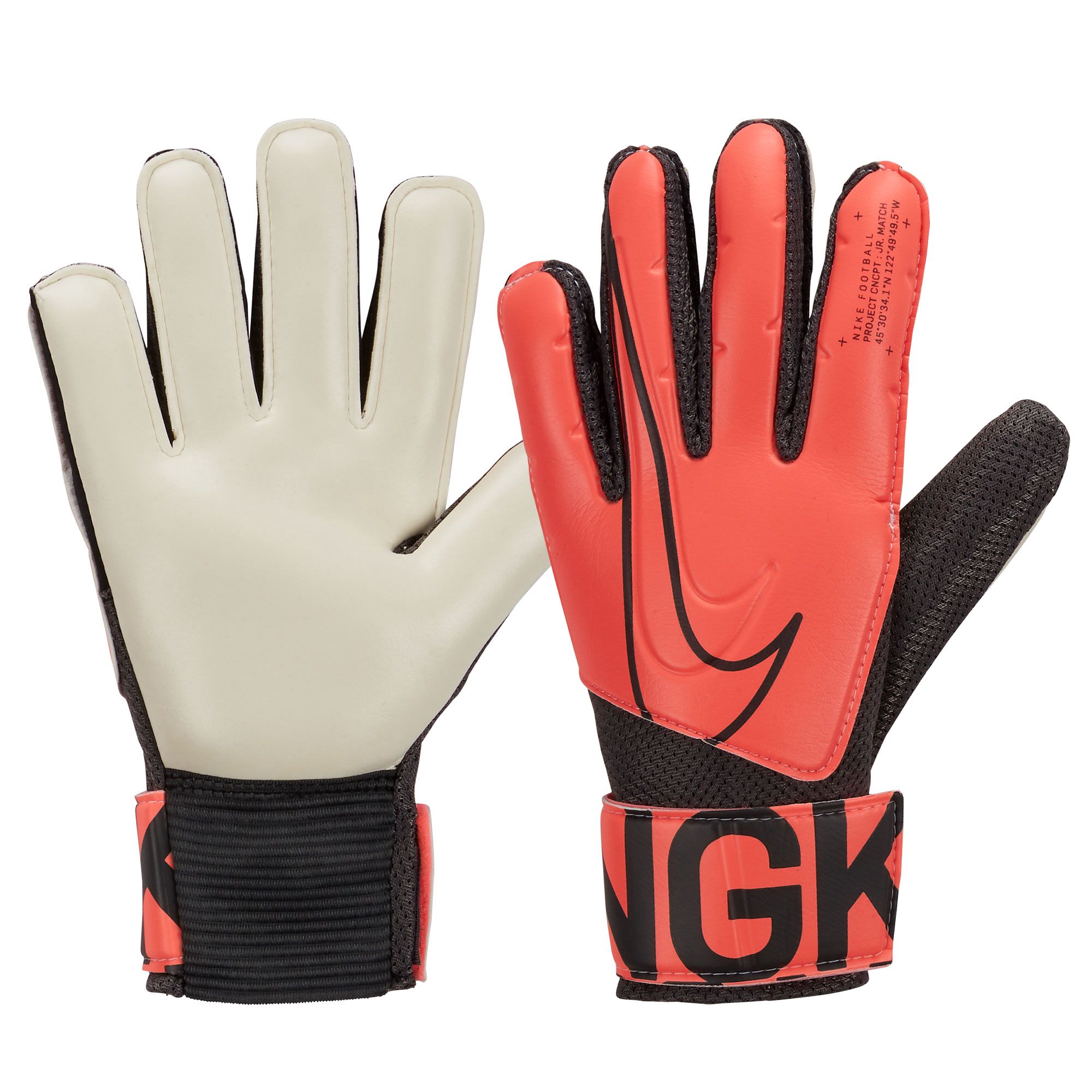 Guantes Goalkeeper Match Junior Naranja - Fútbol Factory