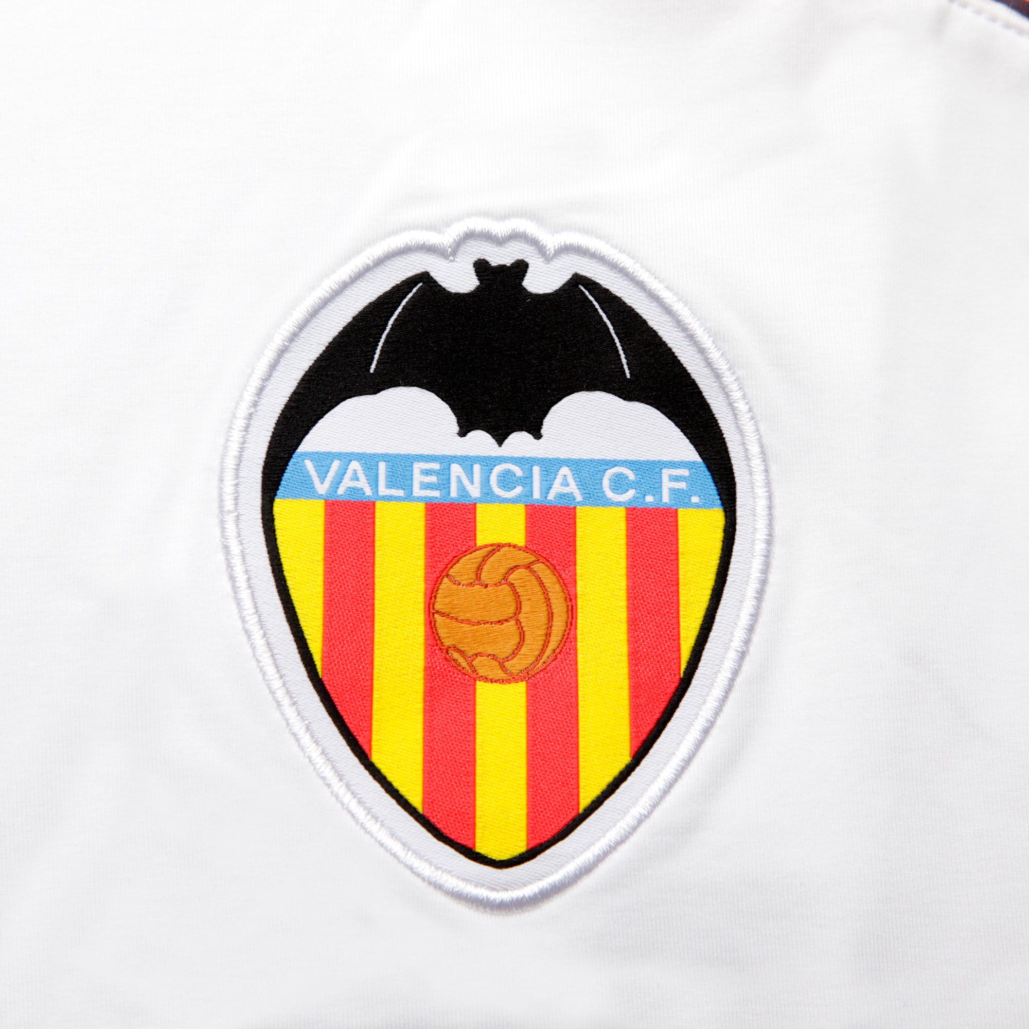 Sudadera 1/4 de Training Valencia CF 2019/2020 Blanco Naranja - Fútbol Factory
