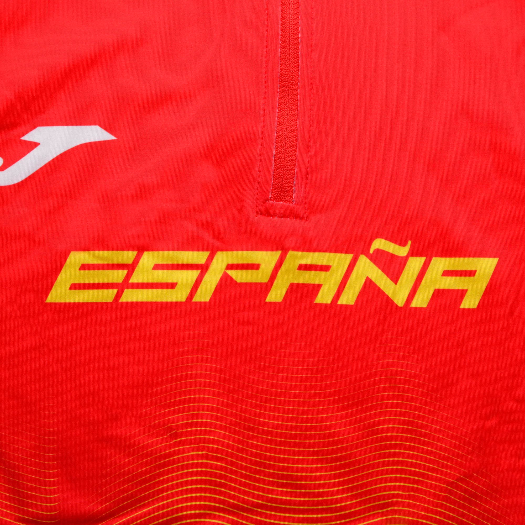 Sudadera 1/4 de Running RFEA Rojo - Fútbol Factory