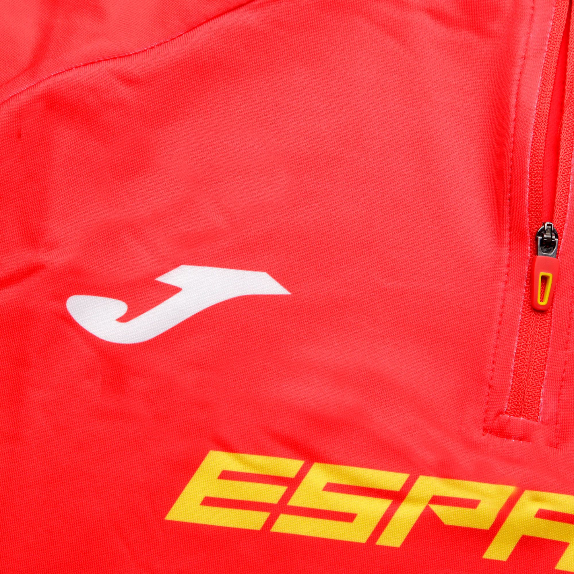 Sudadera 1/4 de Running RFEA Rojo - Fútbol Factory