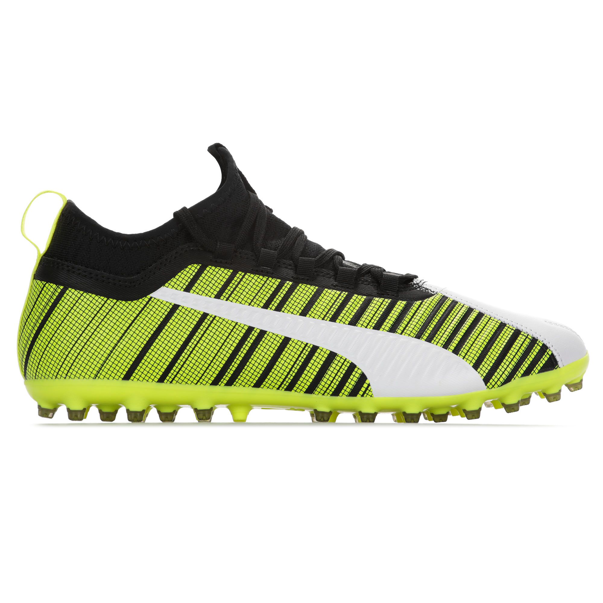 Botas de Fútbol ONE 5.3 MG Blanco Amarillo - Fútbol Factory