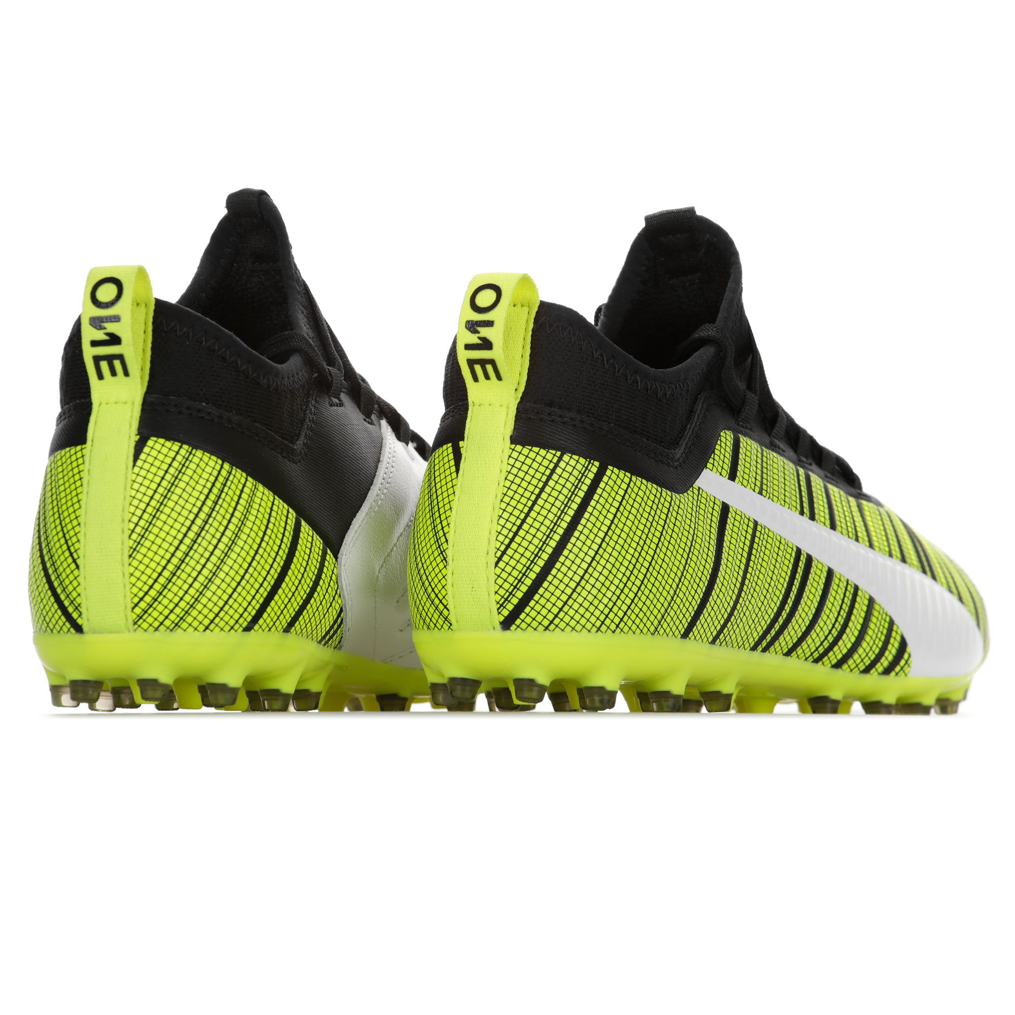 Botas de Fútbol ONE 5.3 MG Blanco Amarillo - Fútbol Factory