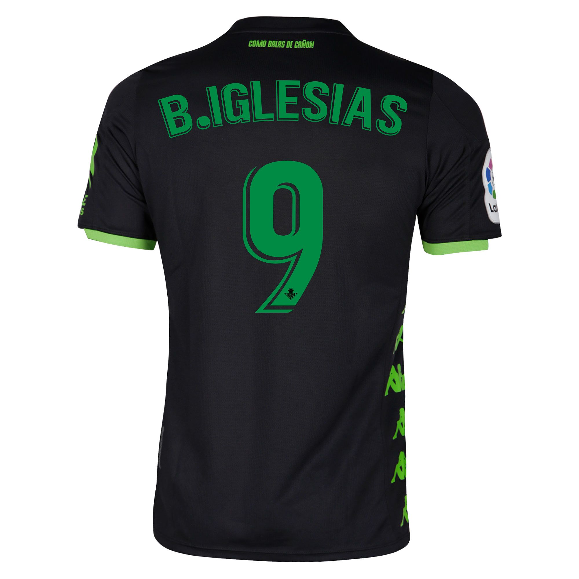 Camiseta 2ª Real Betis Balompié 2019/2020 Negro B. Iglesias - Fútbol Factory