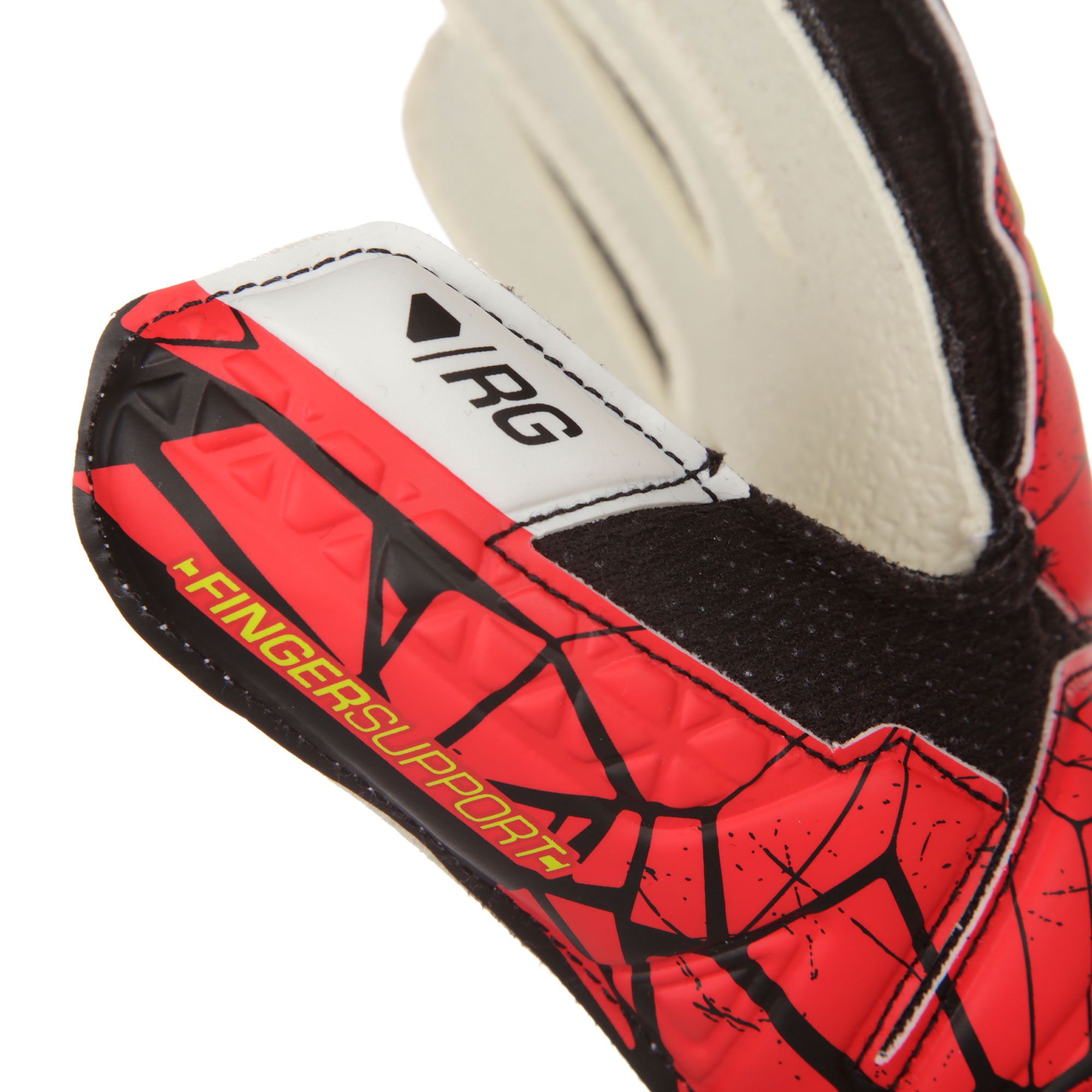 Guantes Fit Control RG Finger Support Rojo - Fútbol Factory