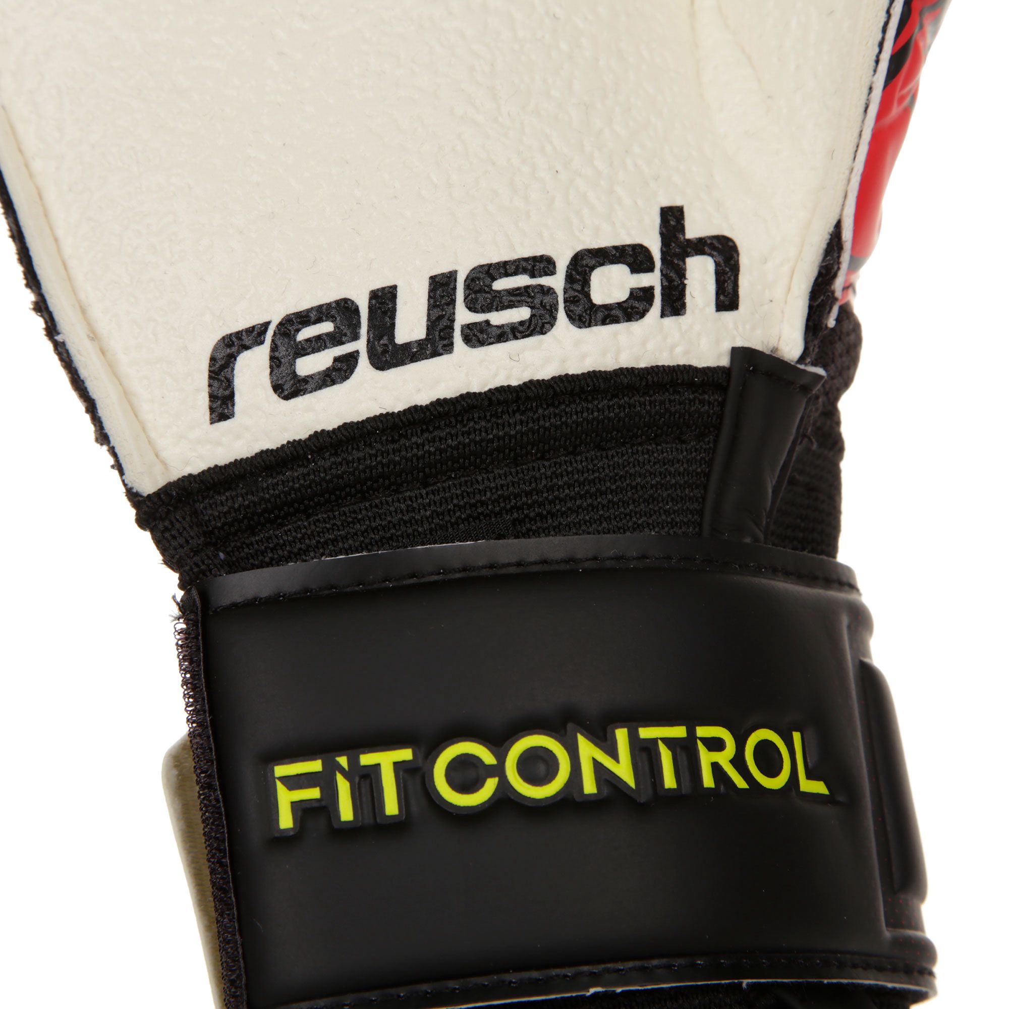 Guantes Fit Control RG Finger Support Rojo - Fútbol Factory