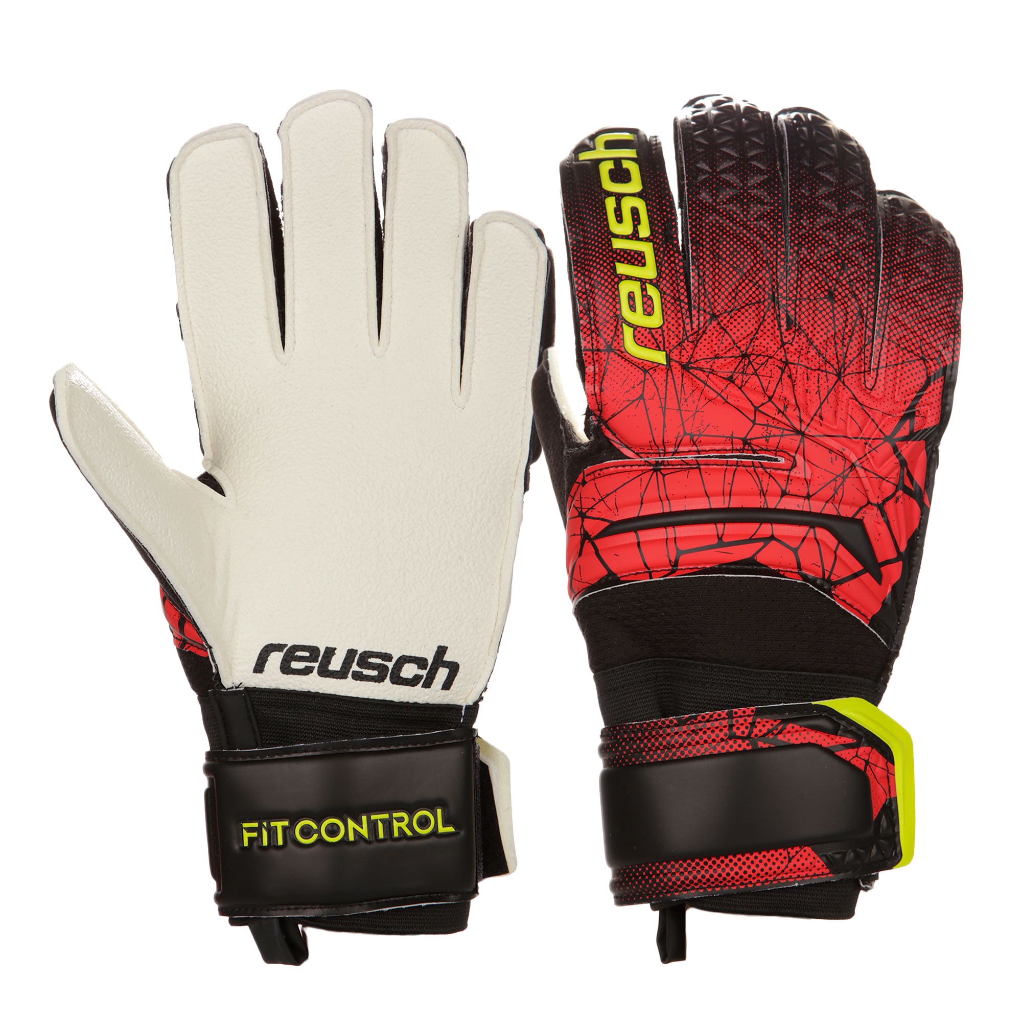 Guantes Fit Control RG Rojo - Fútbol Factory