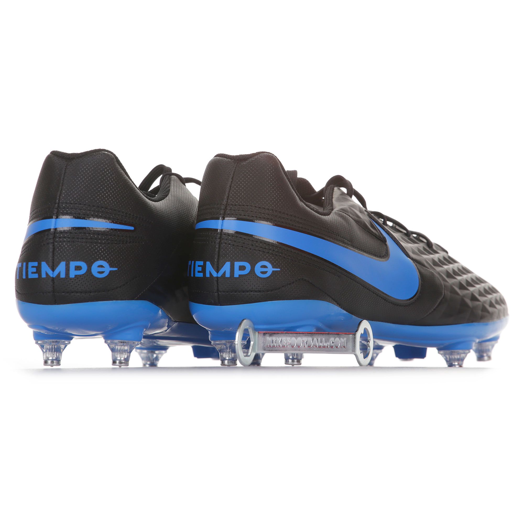 Nike tiempo azules y negras best sale