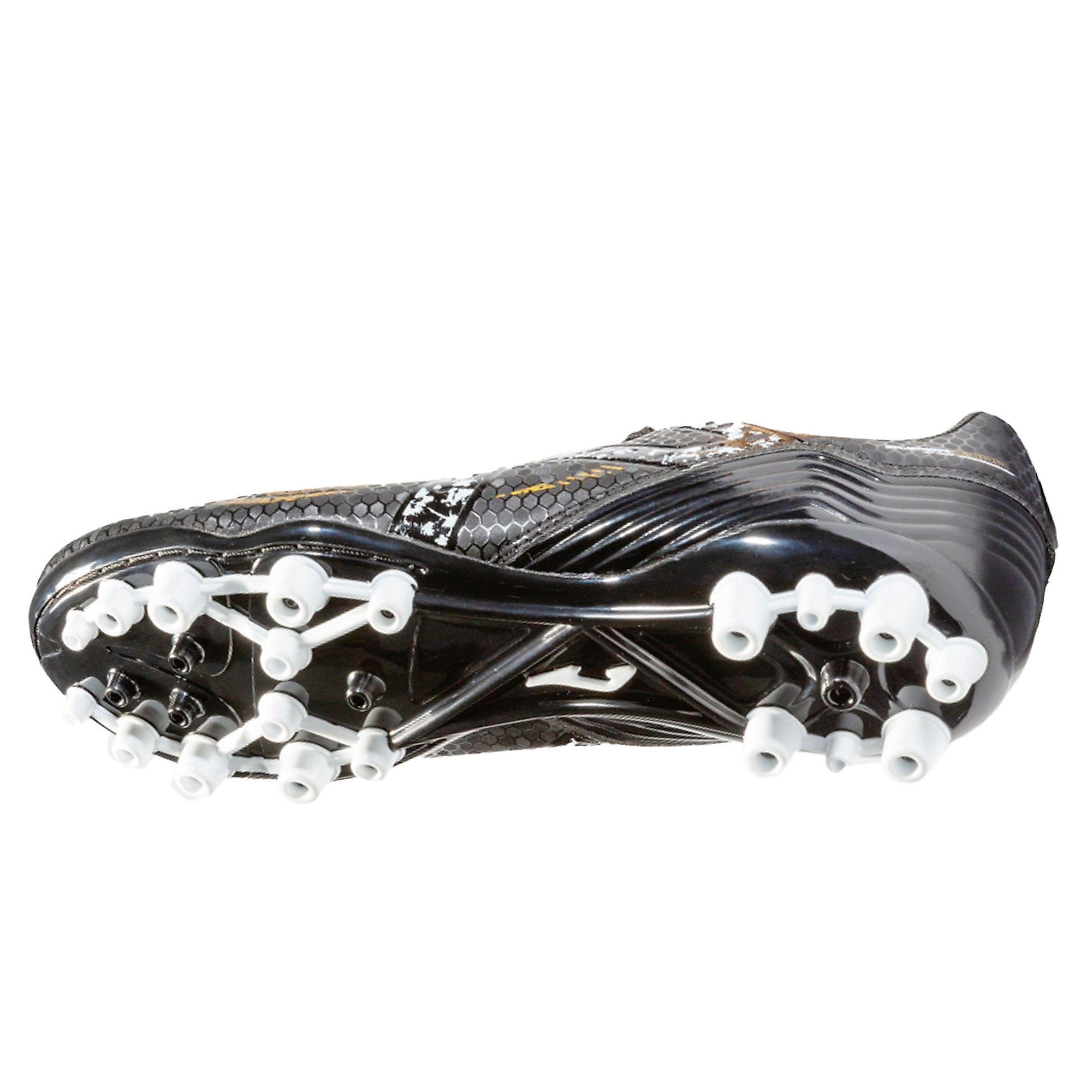 Botas de Fútbol Super Copa AG Negro Dorado - Fútbol Factory