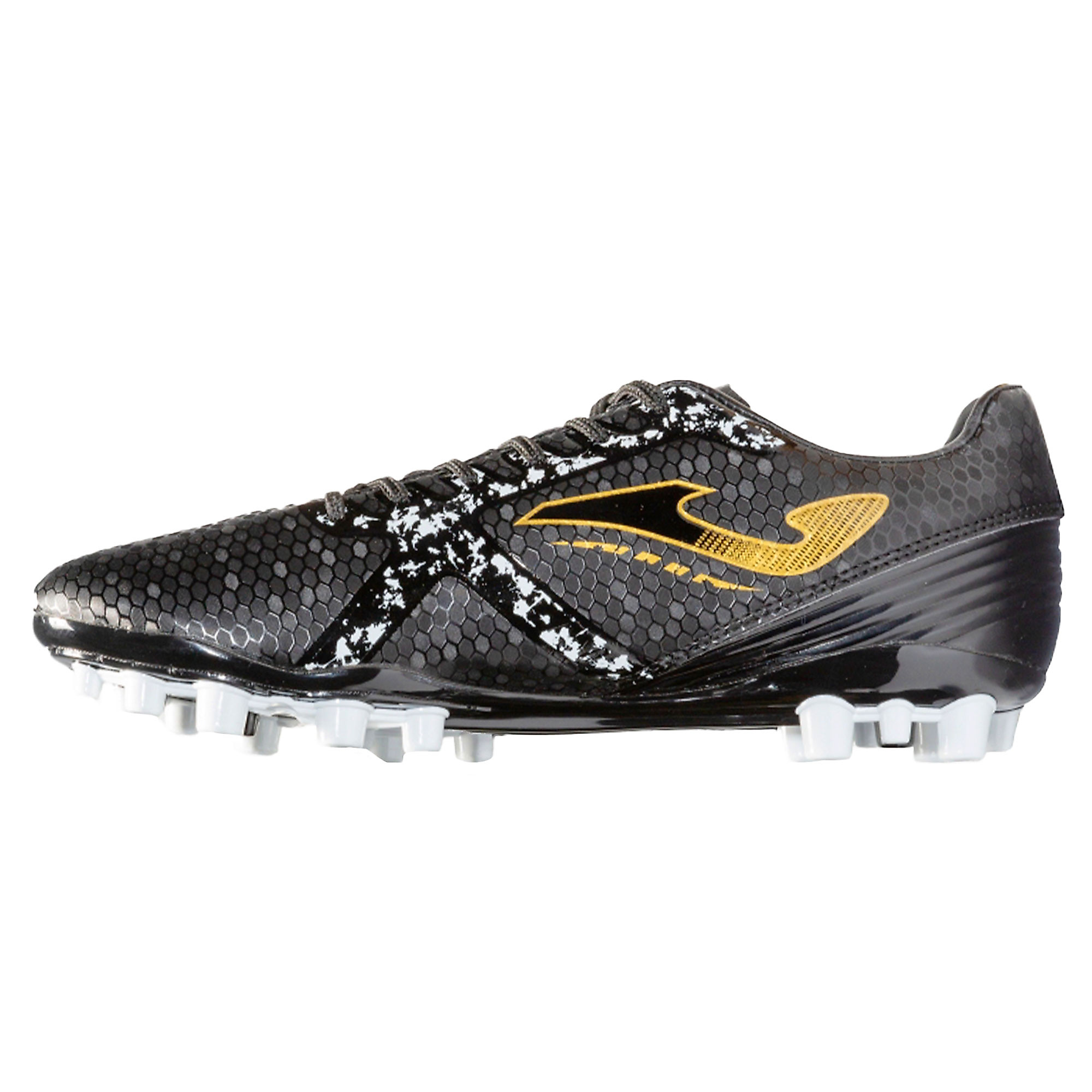 Botas de Fútbol Super Copa AG Negro Dorado - Fútbol Factory